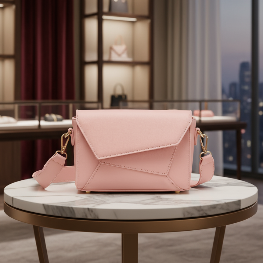 Sylvie Tonal Structured Flap Crossbody