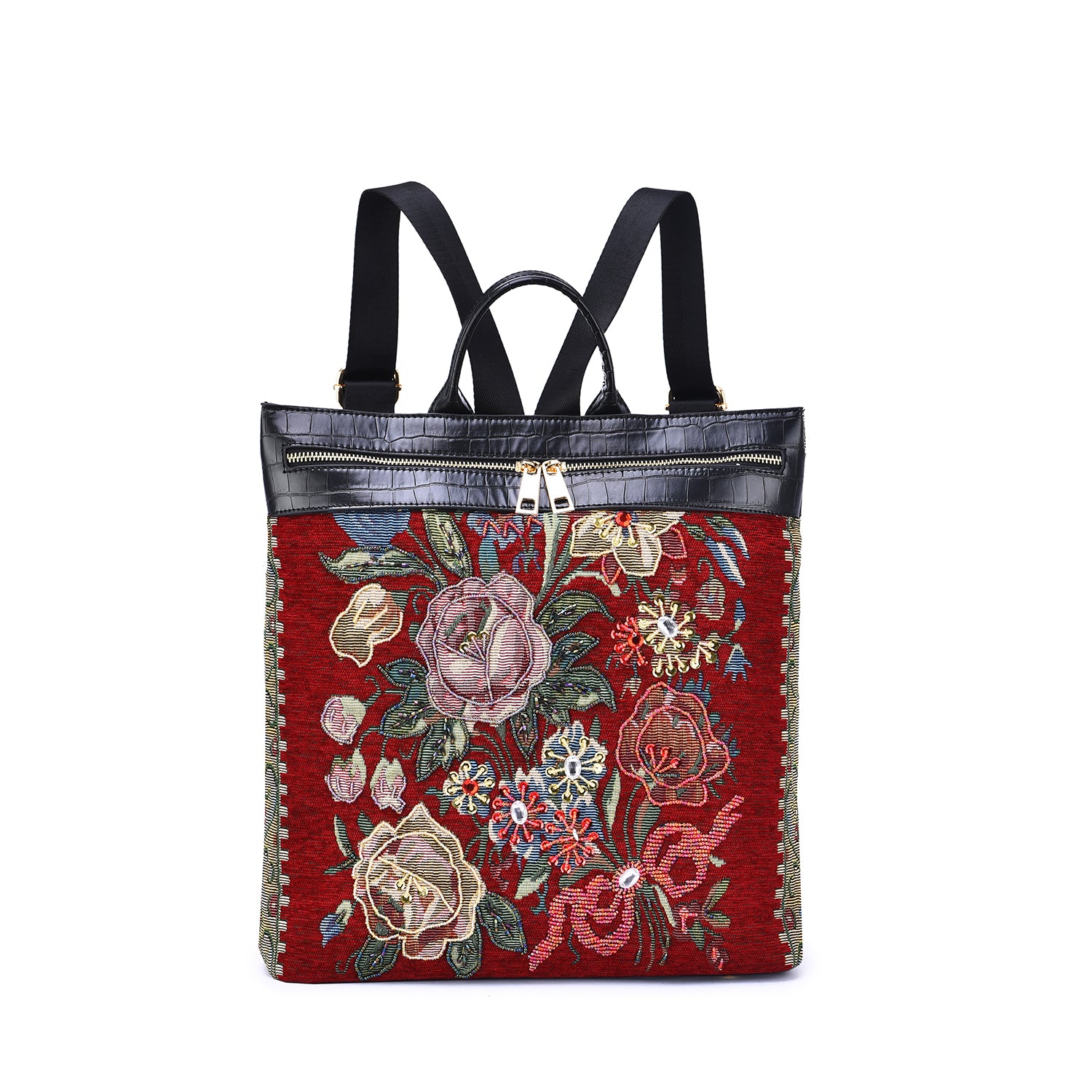 Flower Shop Hand-beaded Backpack