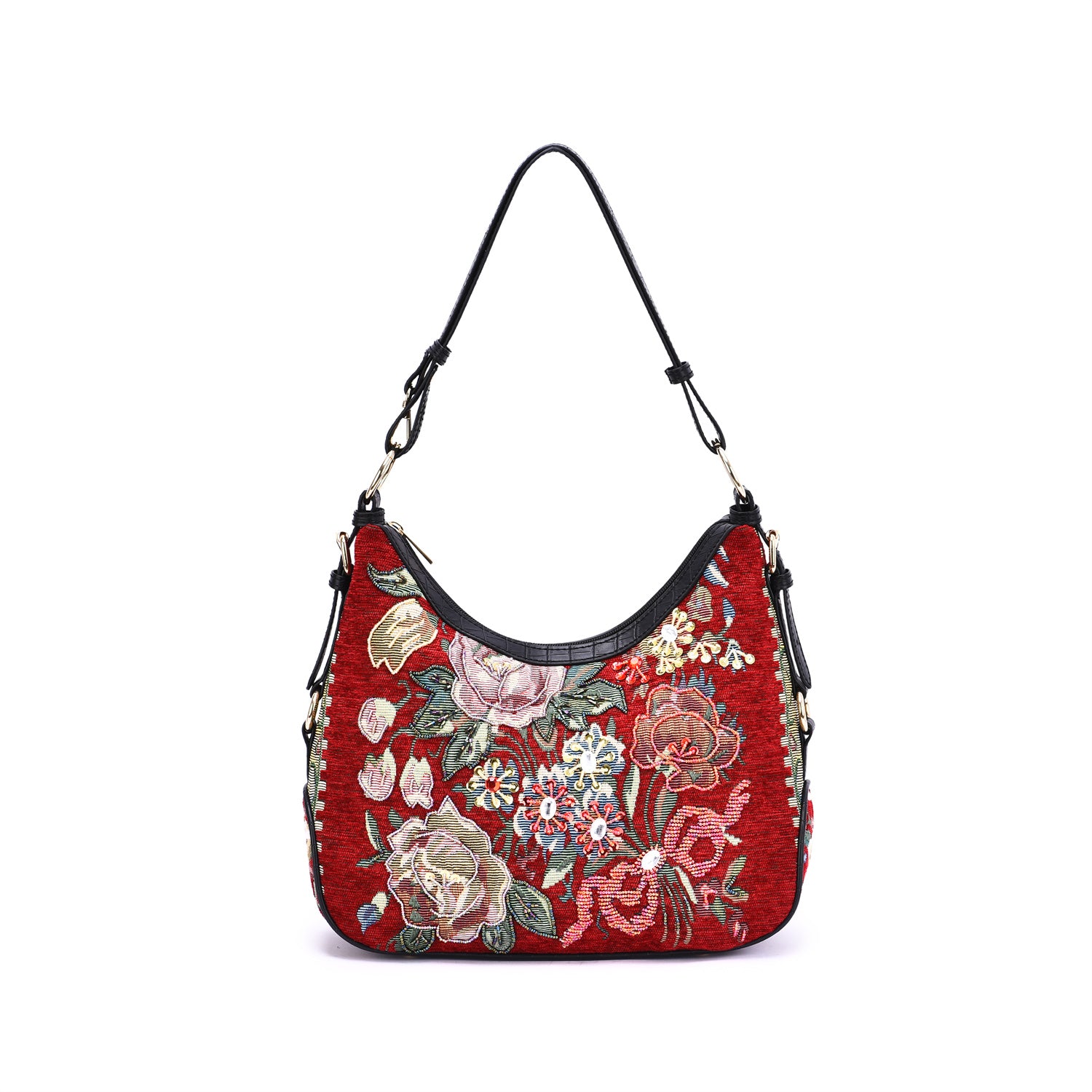Flower Shop Hand Beaded Hobo - Mellow World