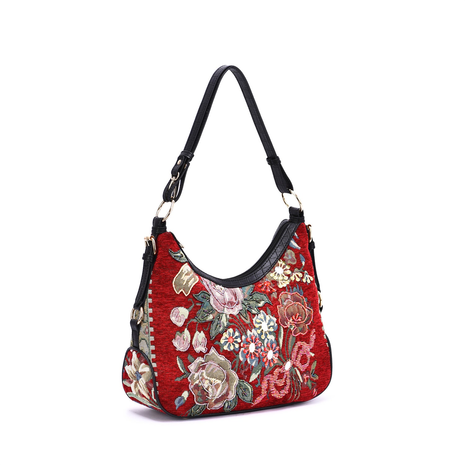 Flower Shop Hand Beaded Hobo - Mellow World