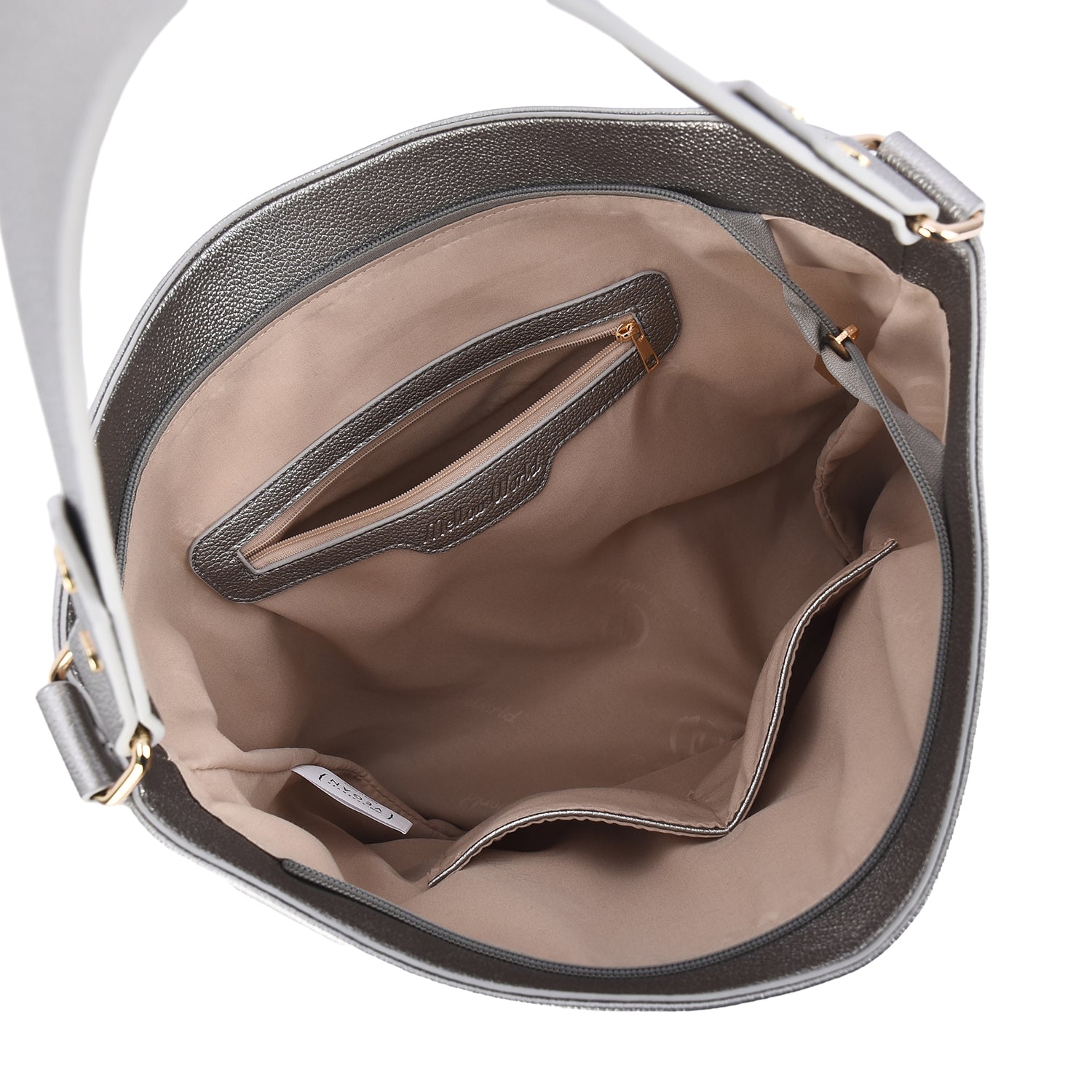 Ryder Hobo Bag with Floral Embossed Pockets