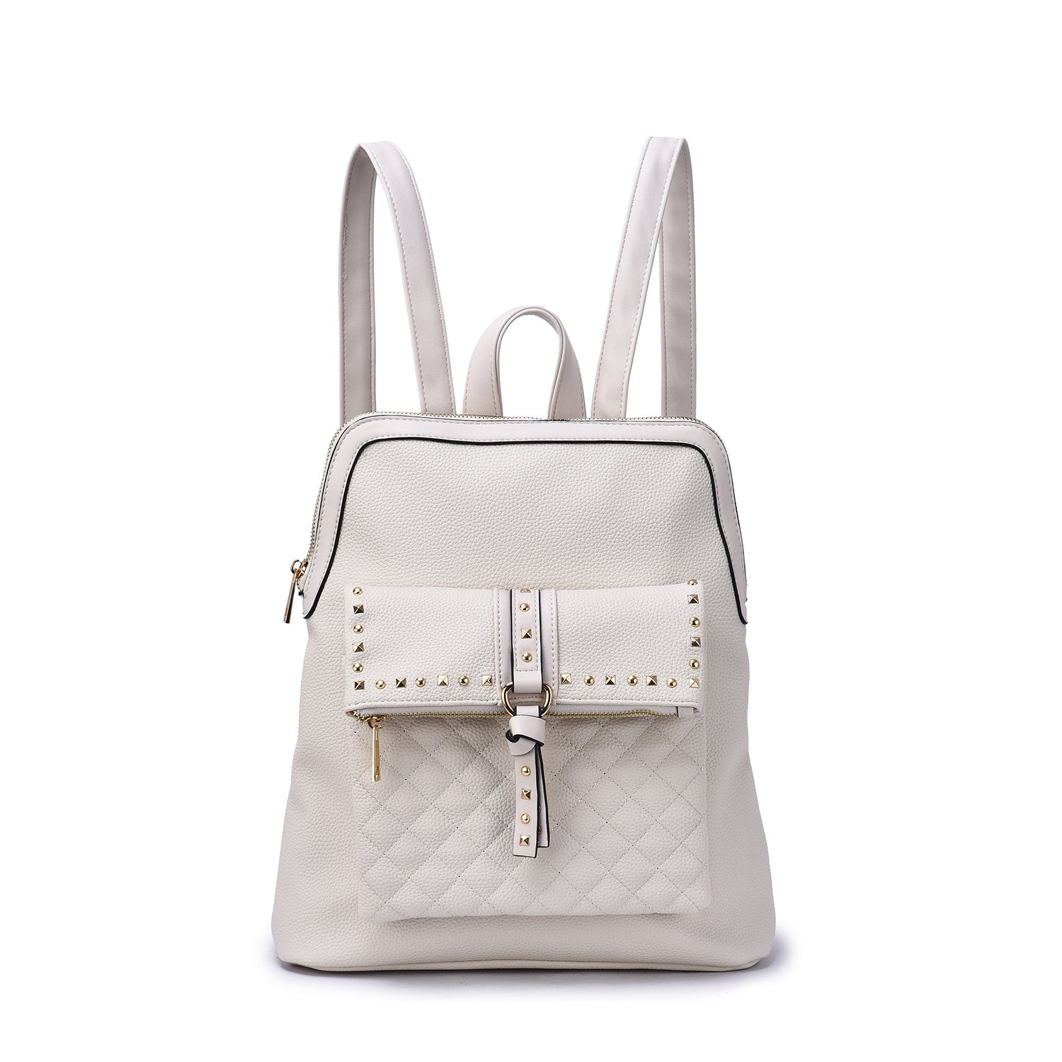 Mellow World Rita Studded Backpack, White