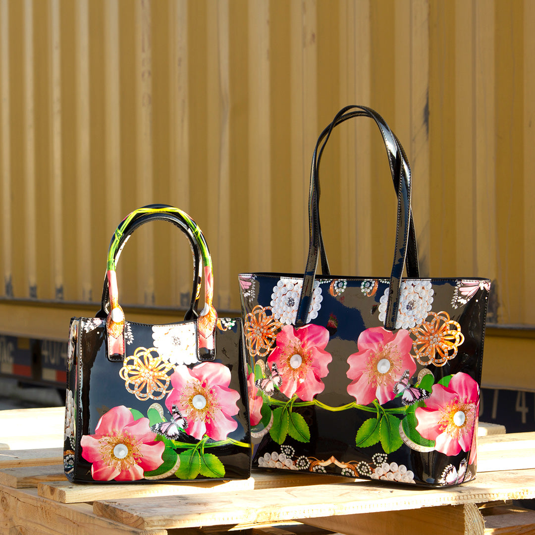 Sabrina Patent Tote - Mellow World