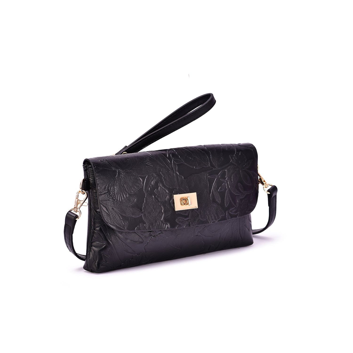 Sarita Embossed Floral Crossbody - Mellow World