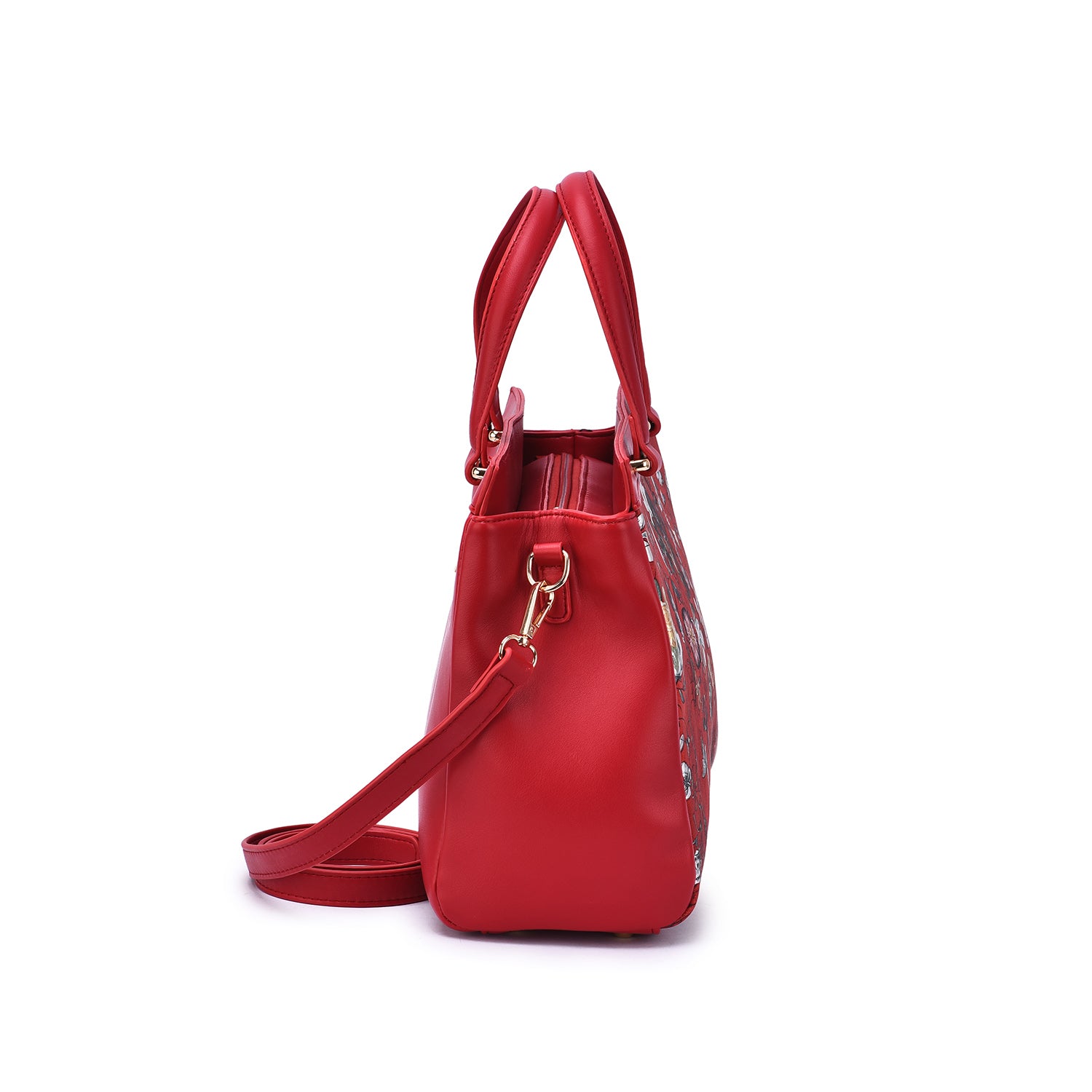 Stellan Floral Print Satchel