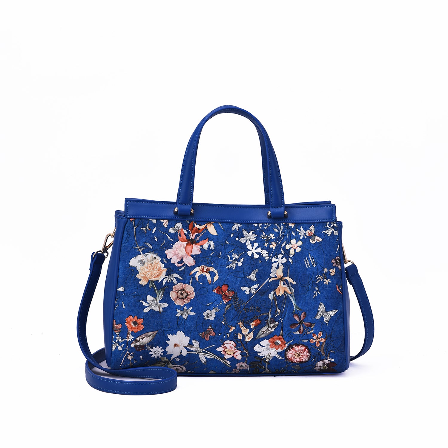 Stellan Floral Print Satchel