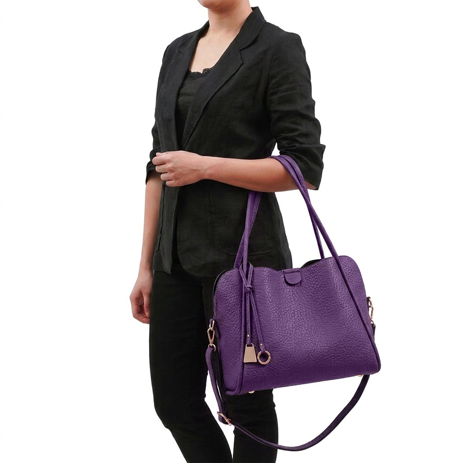 Sandi 3 Compartment Satchel - Mellow World