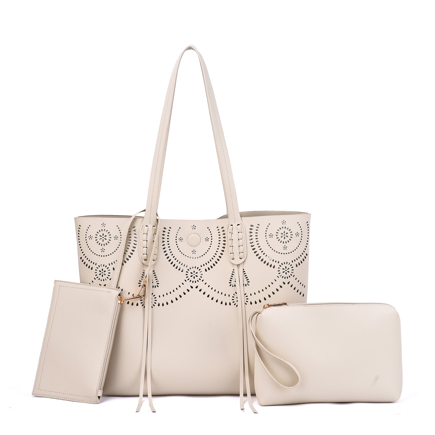 Camille Perforated 3-in-1 Tote - Mellow World