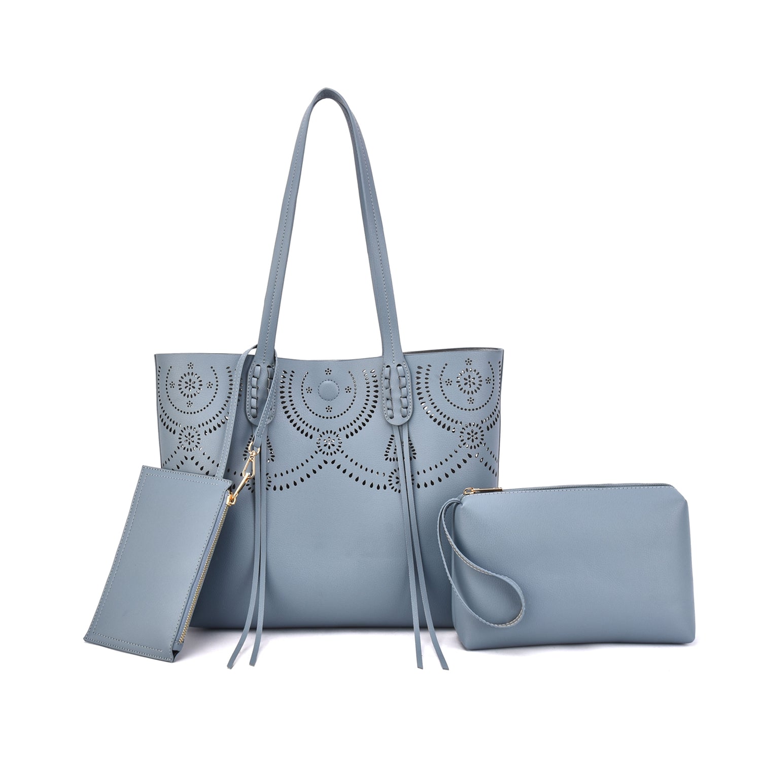 Camille Perforated 3-in-1 Tote - Mellow World