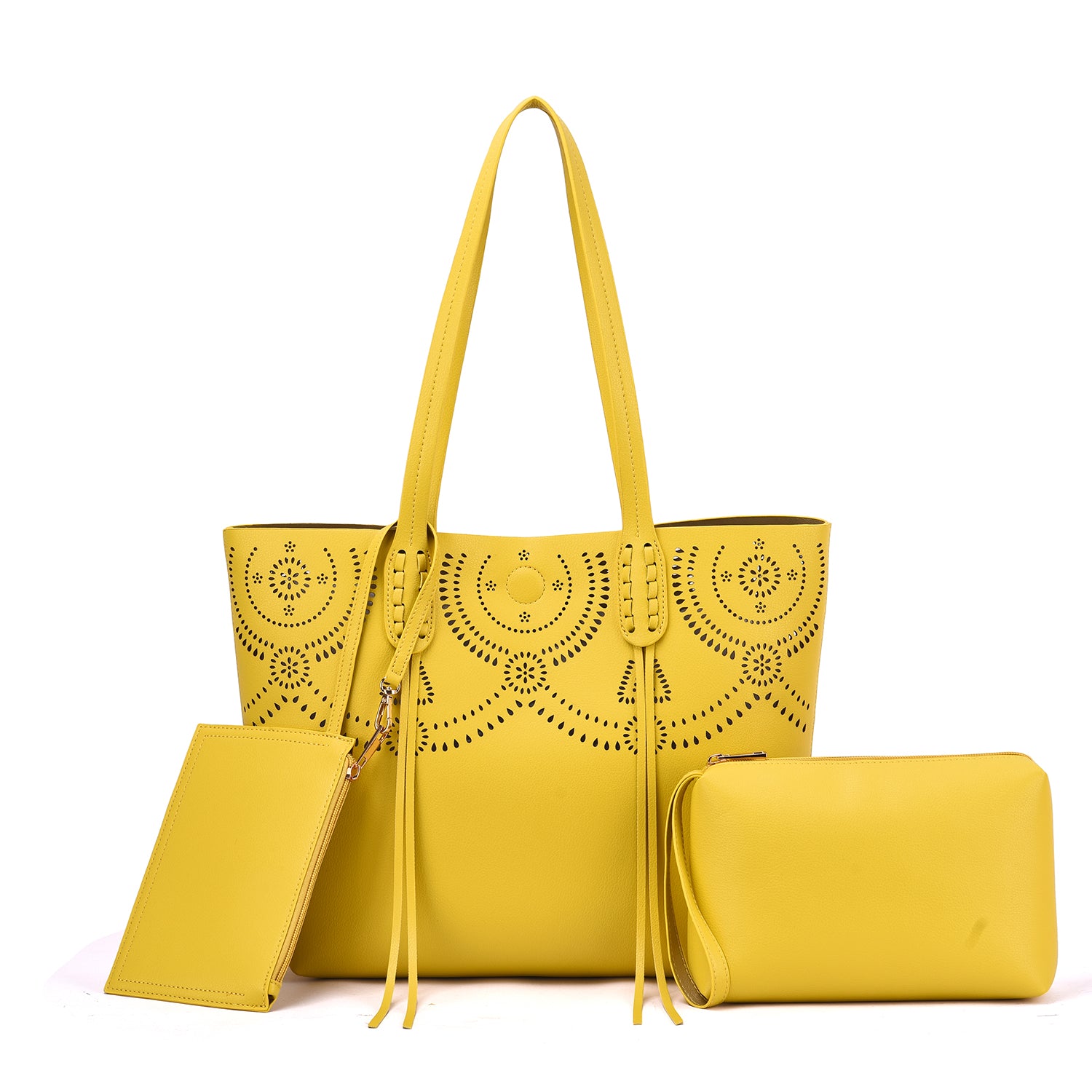 Camille Perforated 3-in-1 Tote - Mellow World