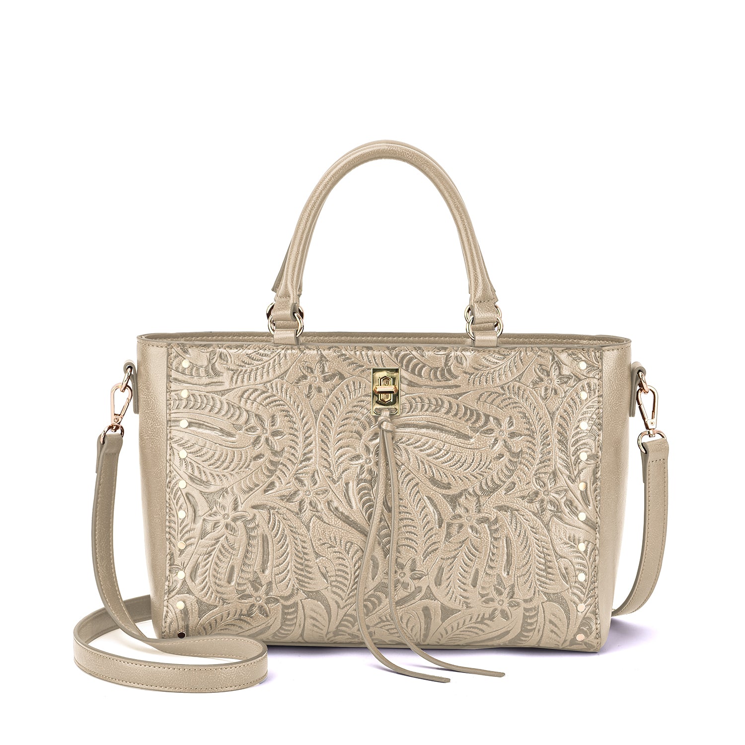 Micah Tooled Satchel