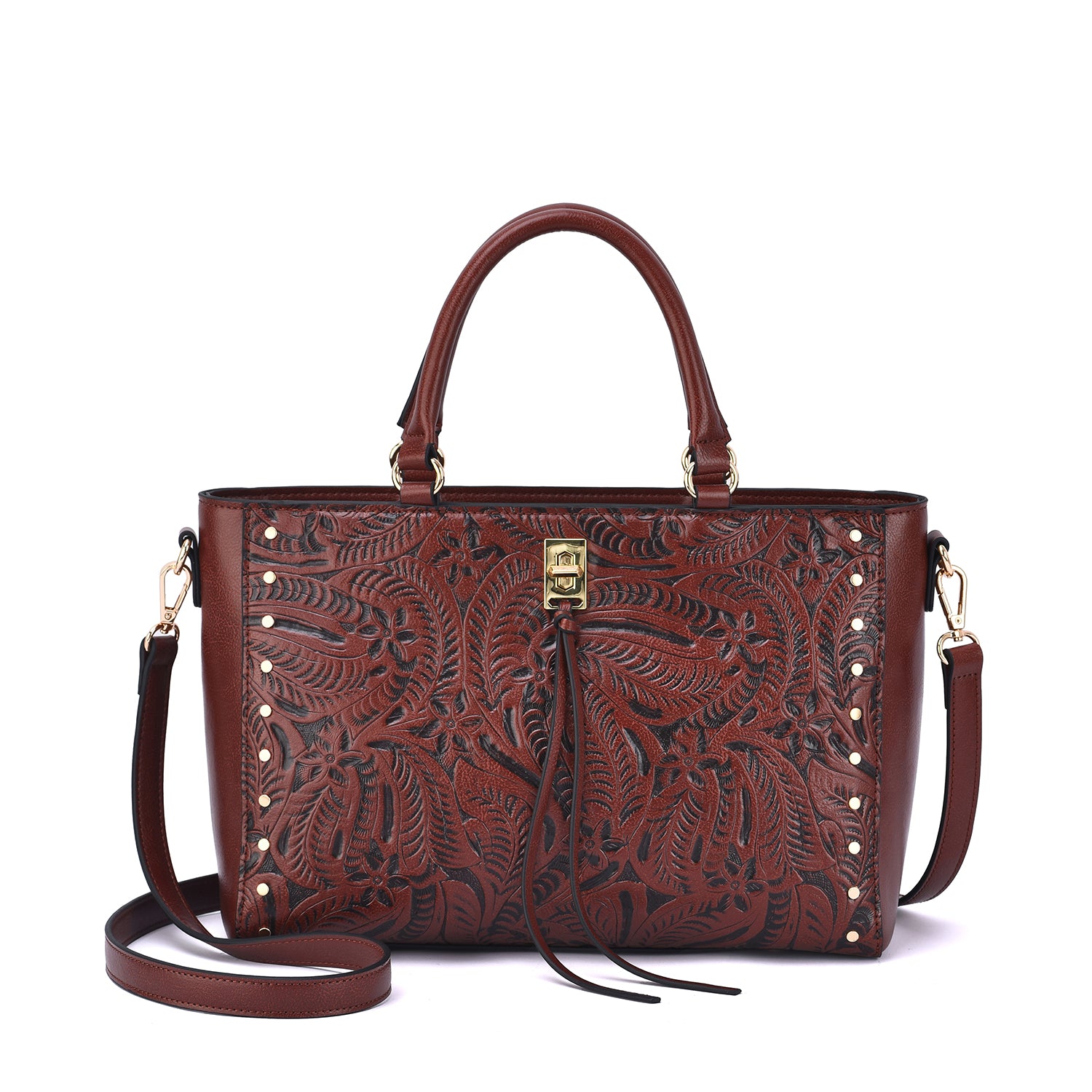 Micah Tooled Satchel