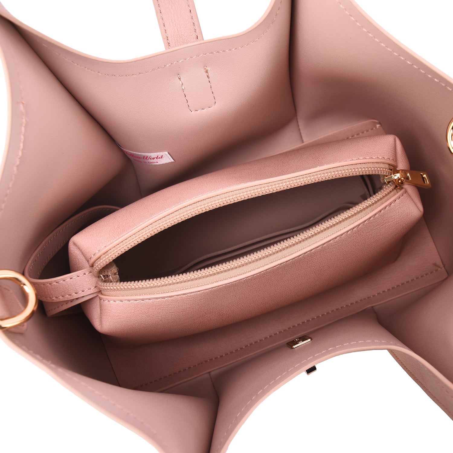 Charlie Washed Shoulder Bag with Pouch - Mellow World