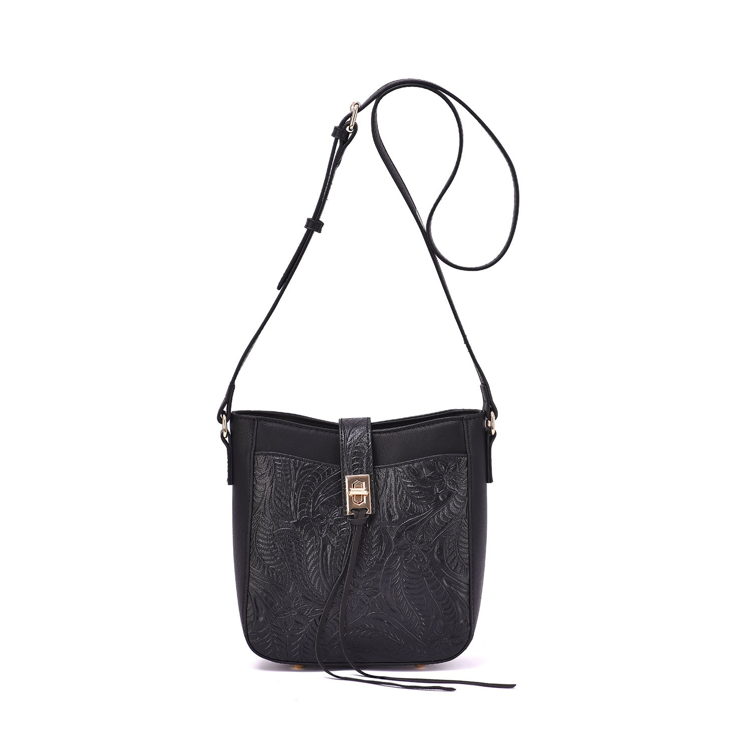 Mikey Tooled Crossbody - Mellow World