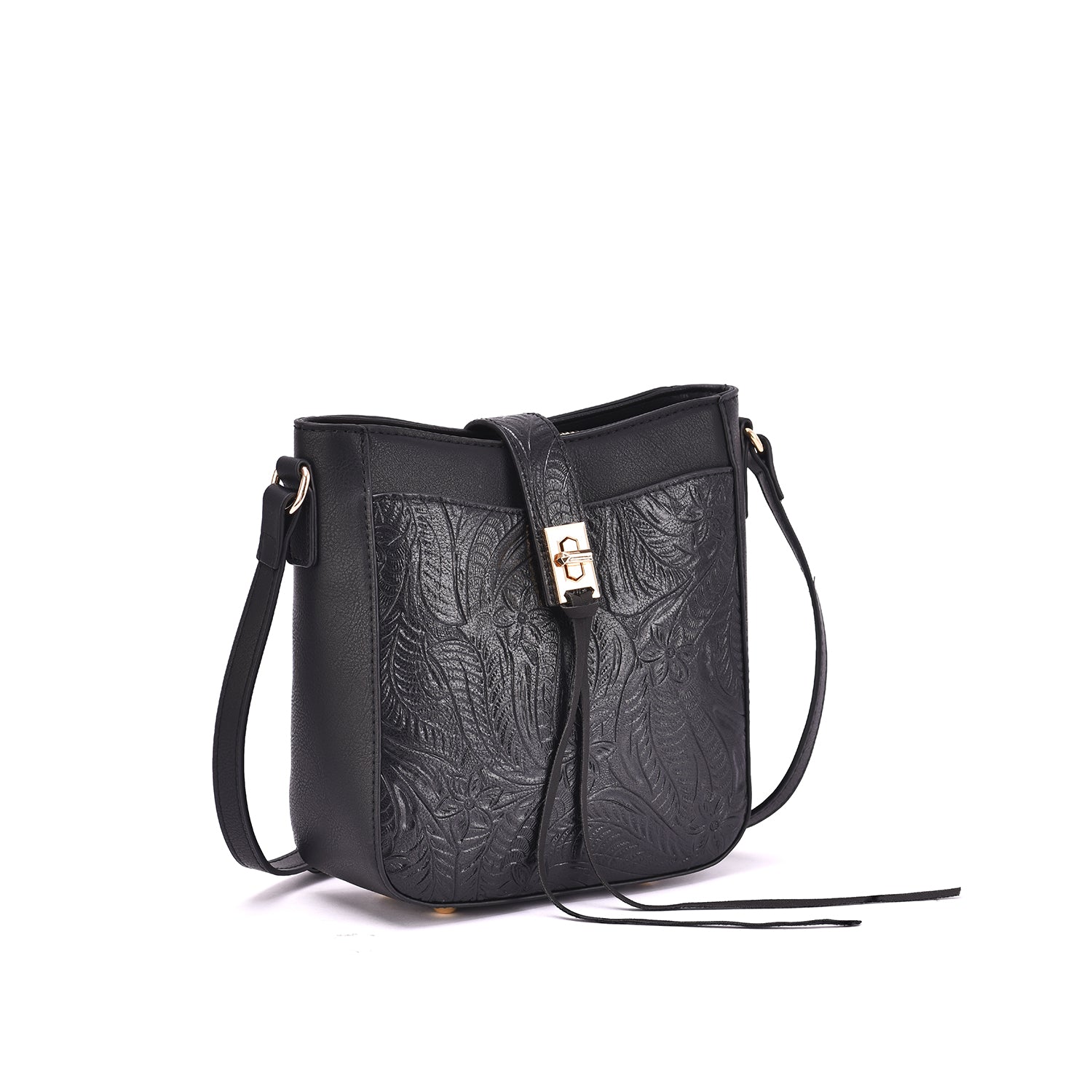 Mikey Tooled Crossbody - Mellow World