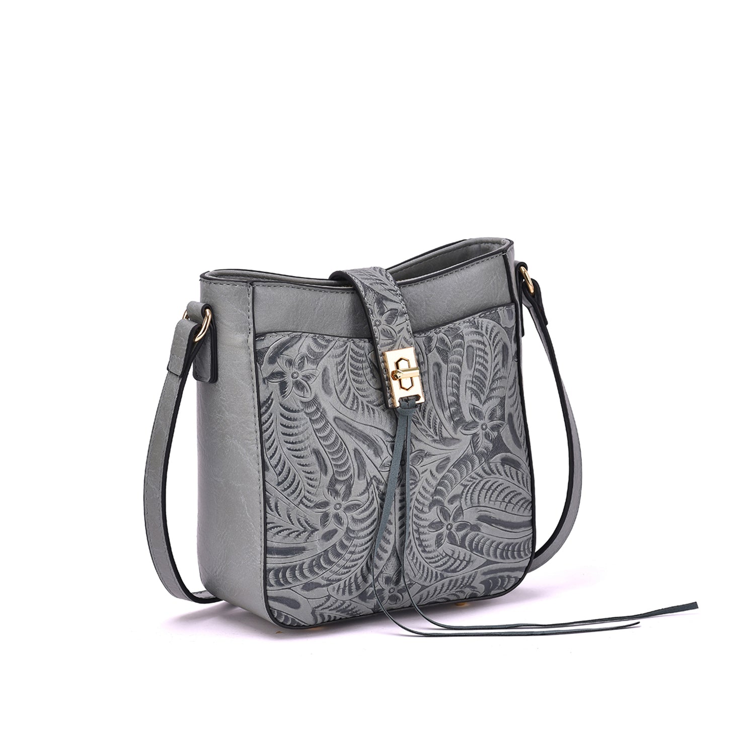 Mikey Tooled Crossbody