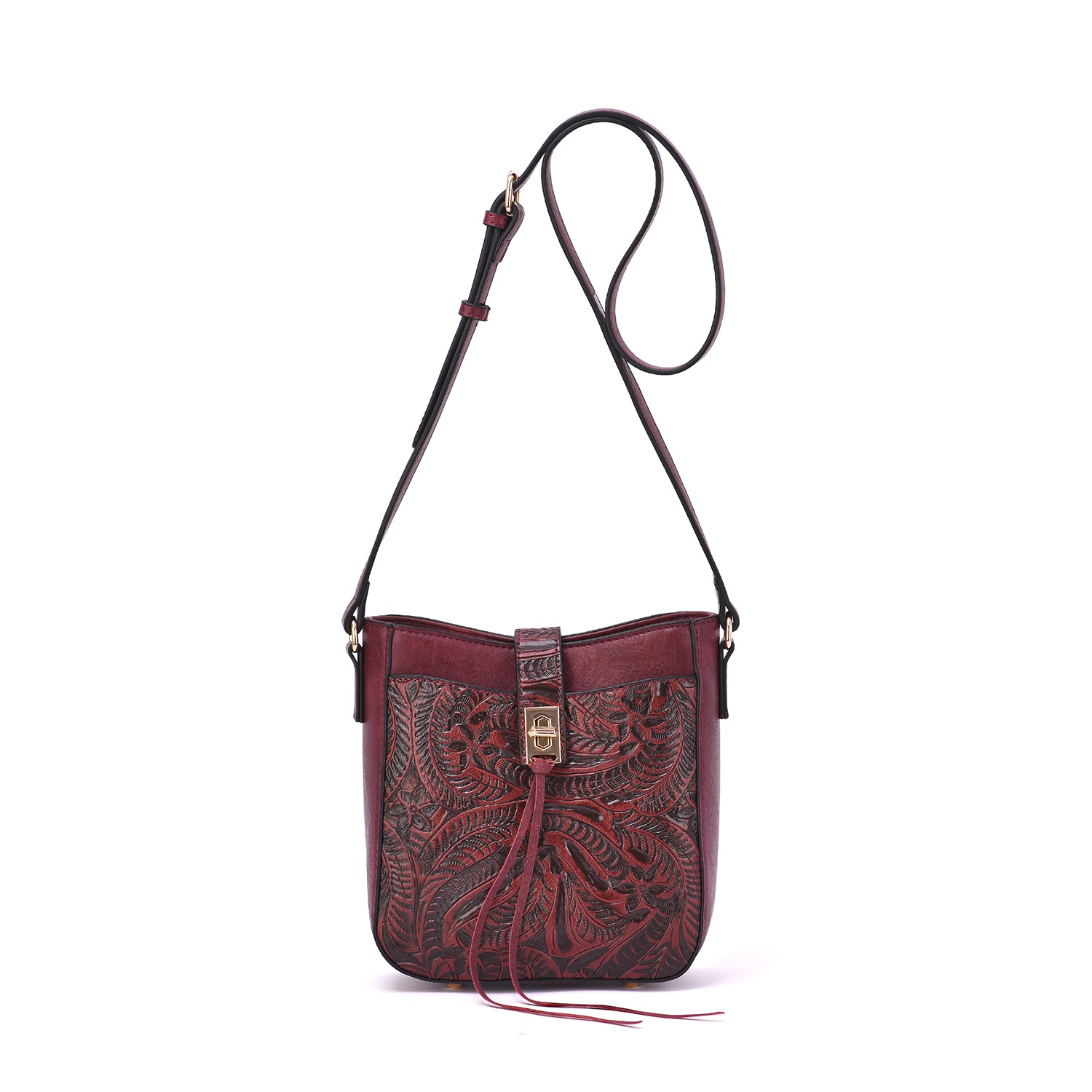 Mikey Tooled Crossbody - Mellow World