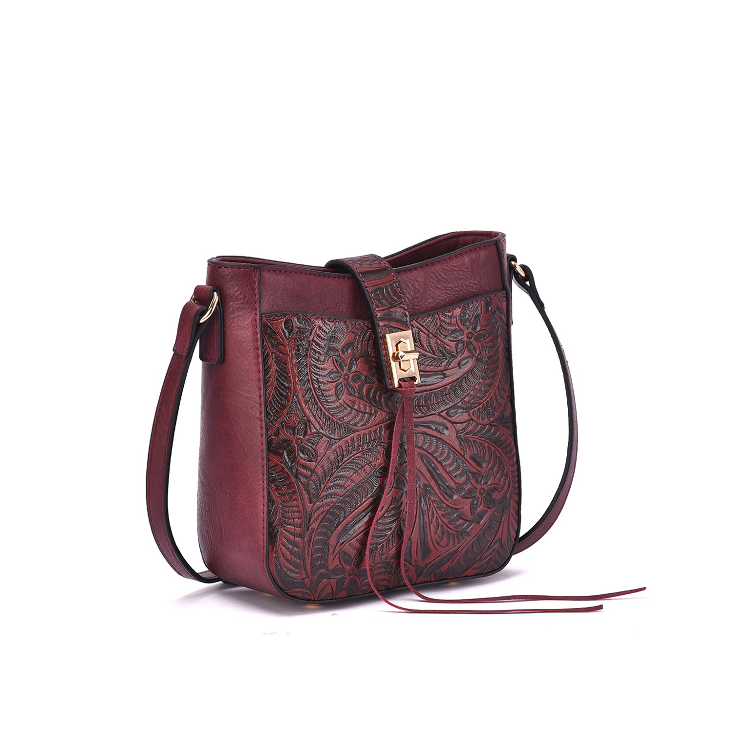 Mikey Tooled Crossbody - Mellow World