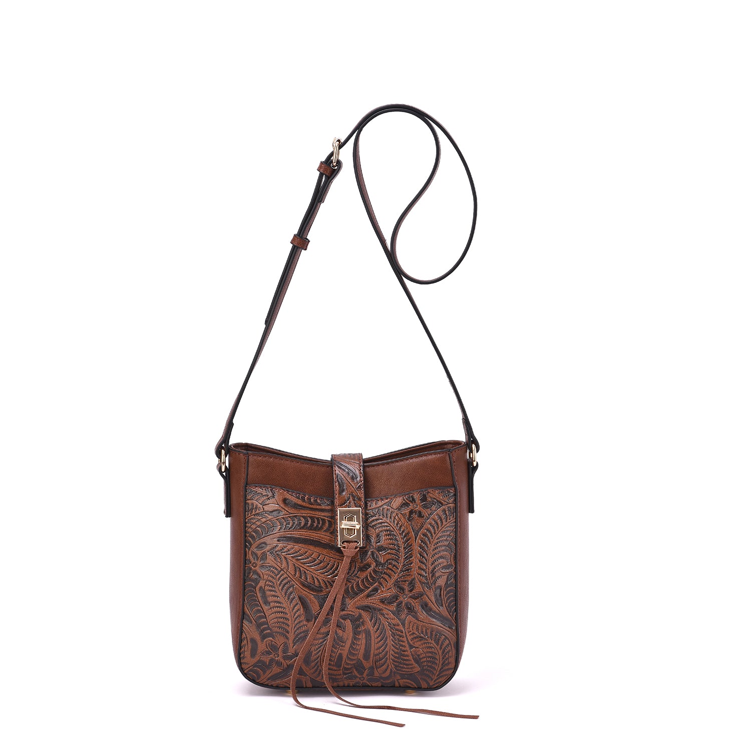 Mikey Tooled Crossbody - Mellow World