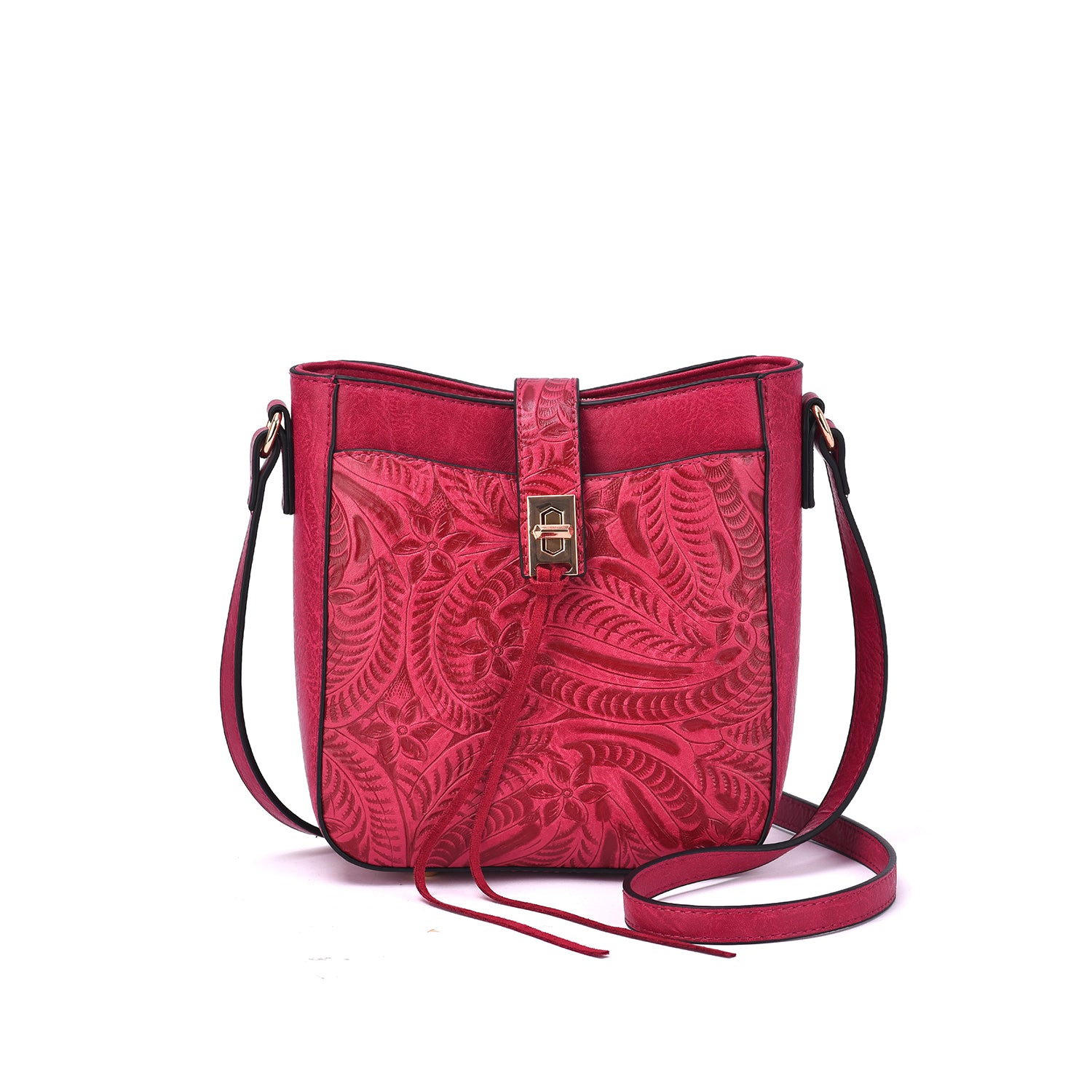 Mikey Tooled Crossbody - Mellow World