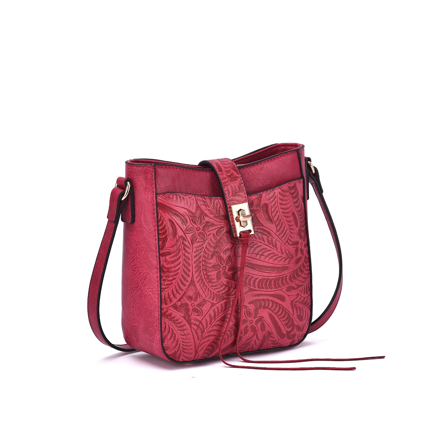Mikey Tooled Crossbody - Mellow World