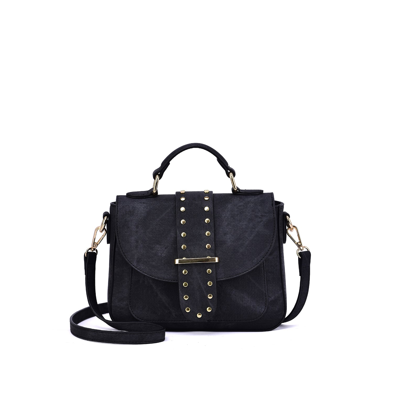Emmie Denim Washed Crossbody Bag