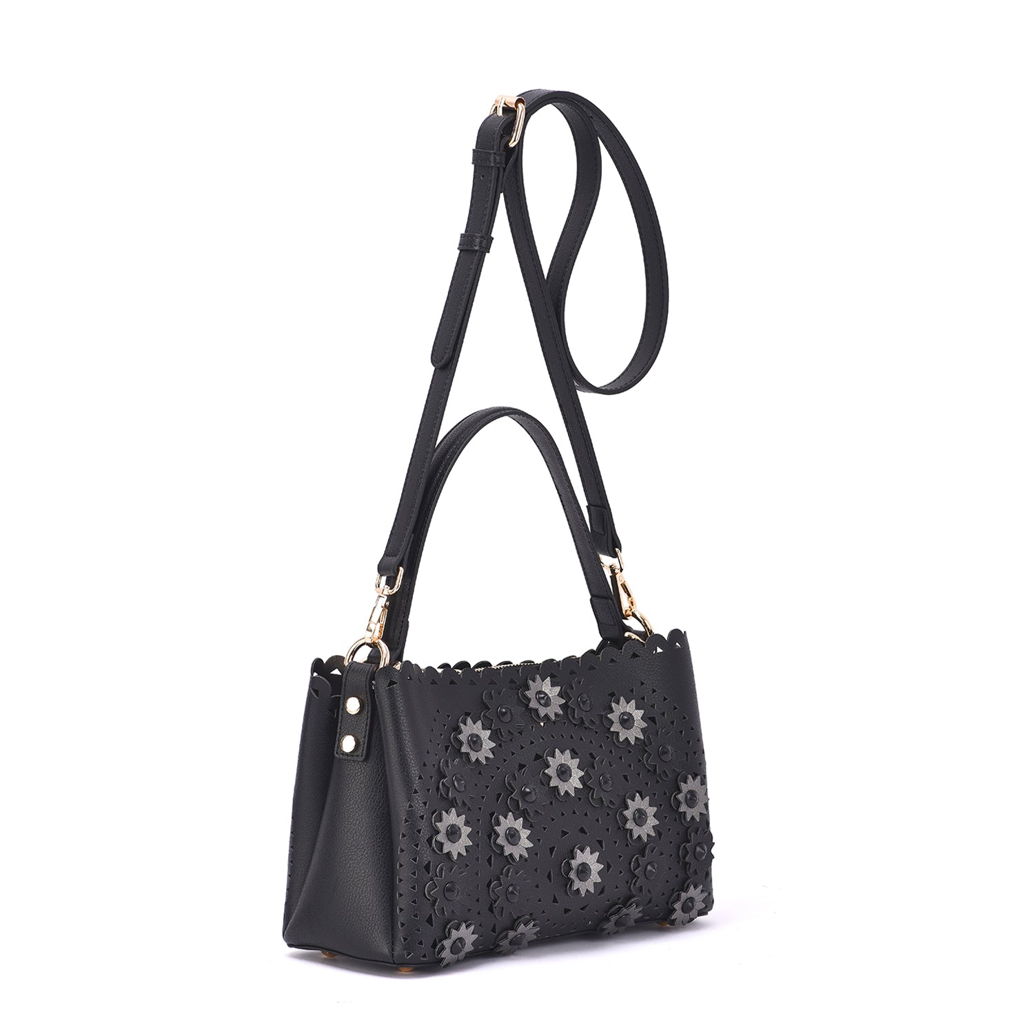 Piper 3D Flower Crossbody