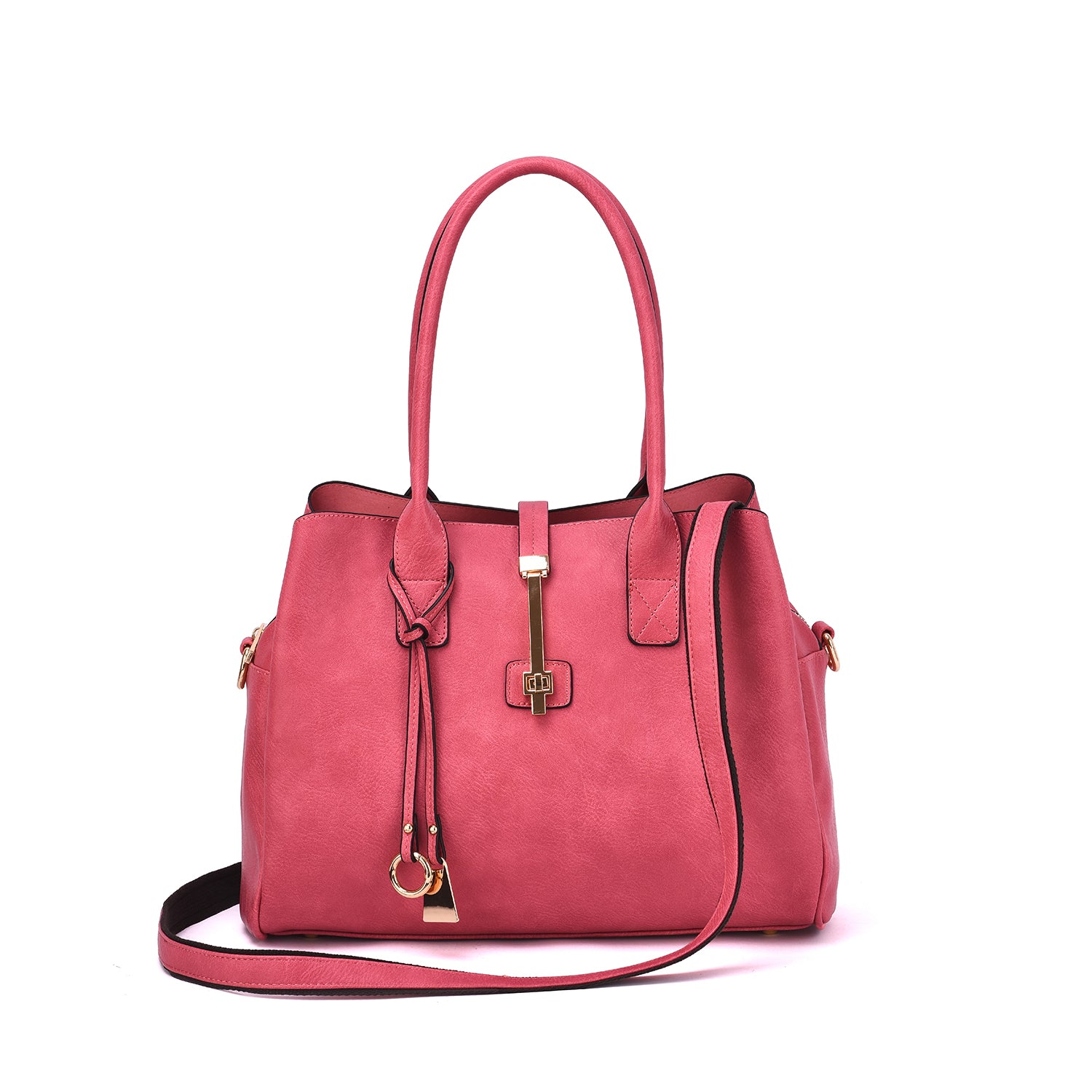 Jasmine Structured 3-Compartment Satchel - Mellow World