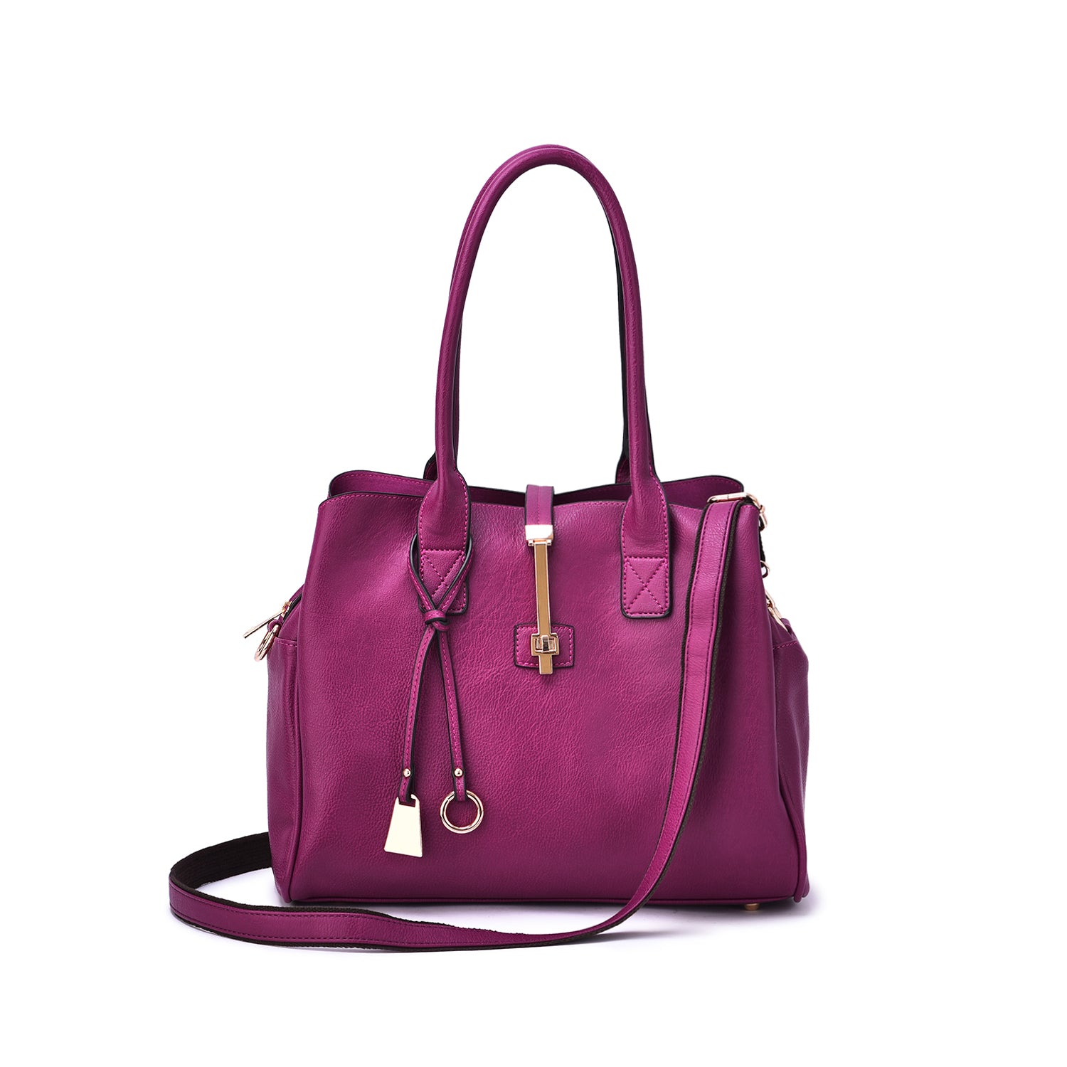 Jasmine Structured 3-Compartment Satchel - Mellow World