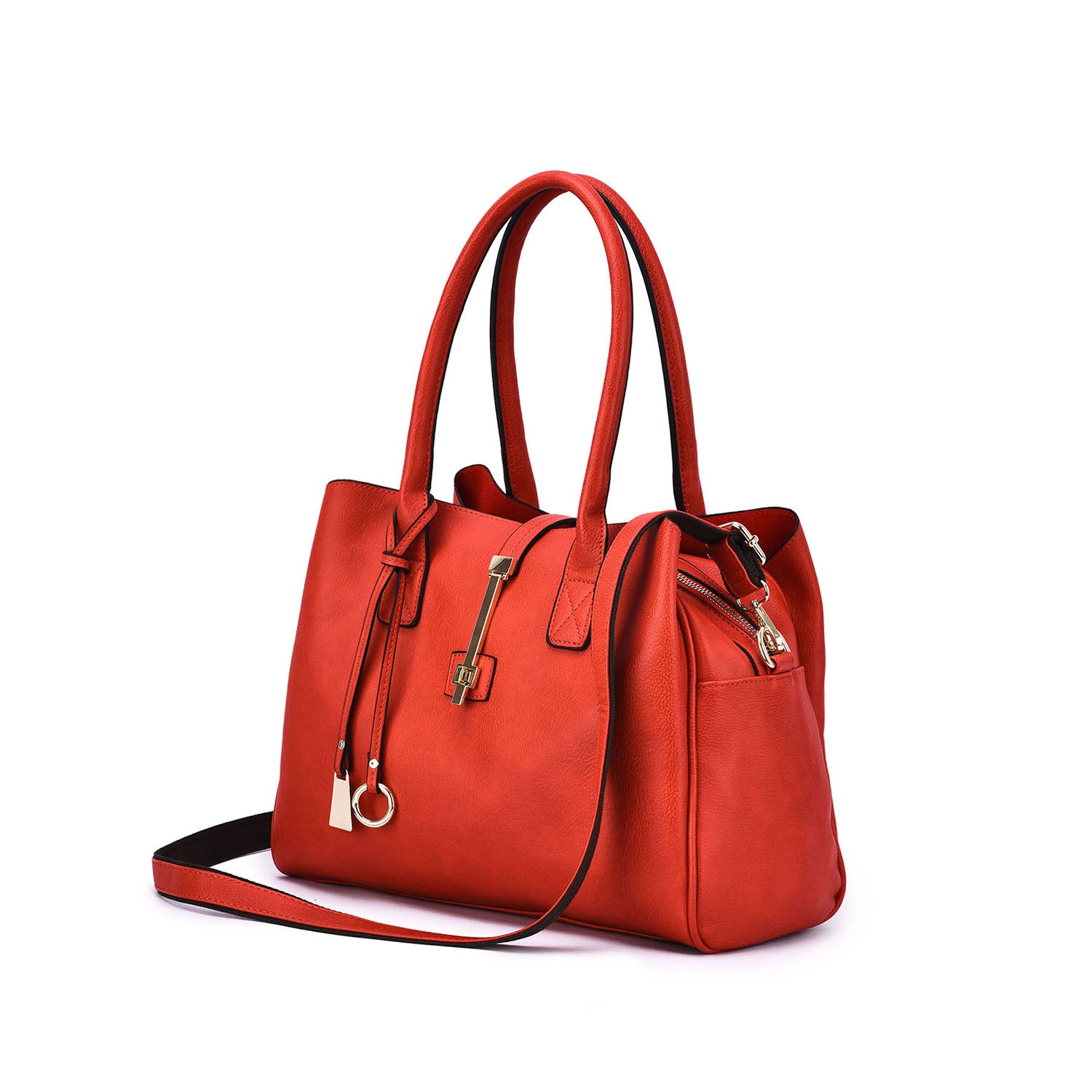 Jasmine Structured 3-Compartment Satchel - Mellow World