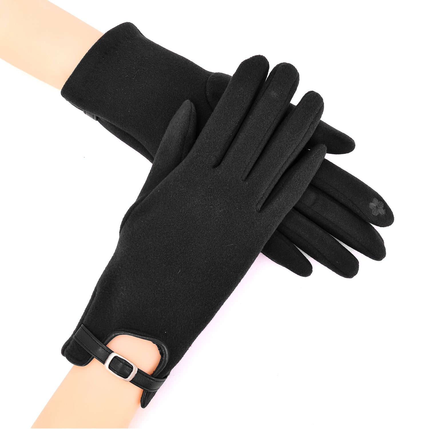 Women's Gloves with Belted Cuff - Mellow World