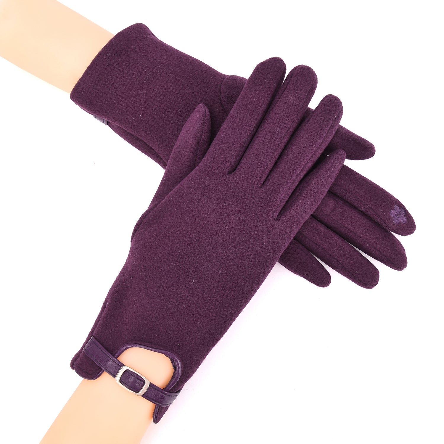 Women's Gloves with Belted Cuff - Mellow World