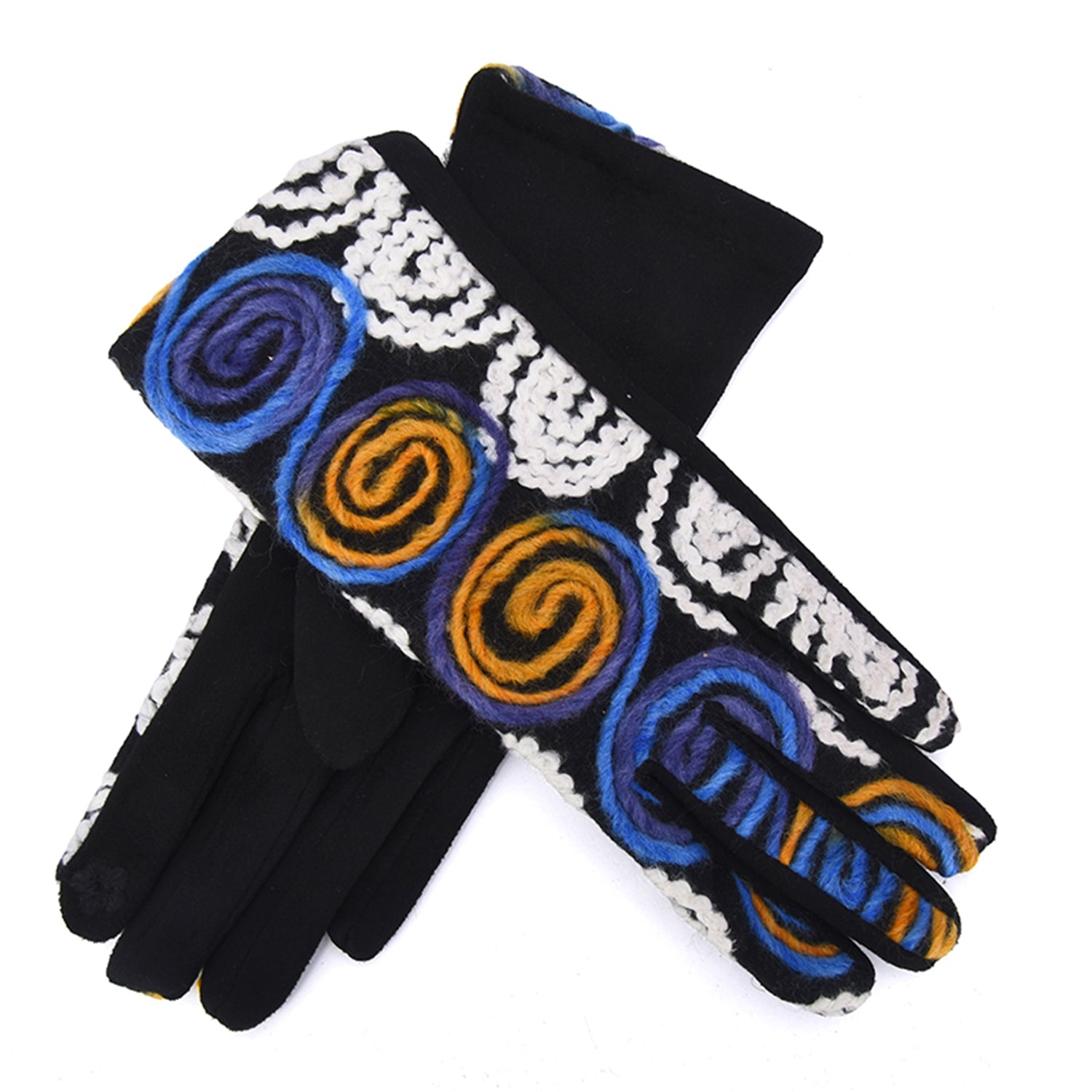Women Embroidered Floral Gloves