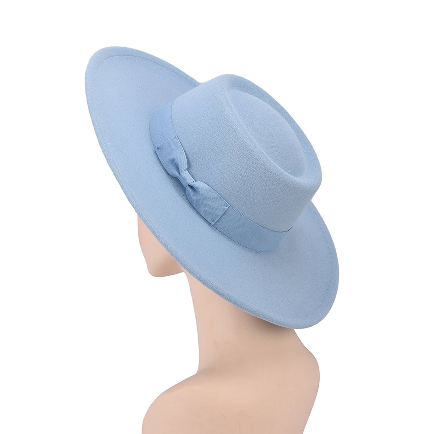 Women's Wide Brim Bow Felt Hat - Mellow World
