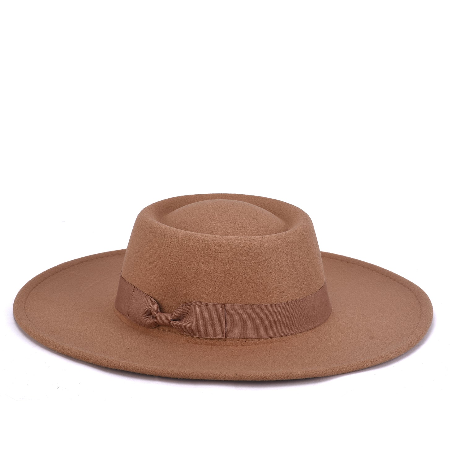 Women's Wide Brim Bow Felt Hat - Mellow World