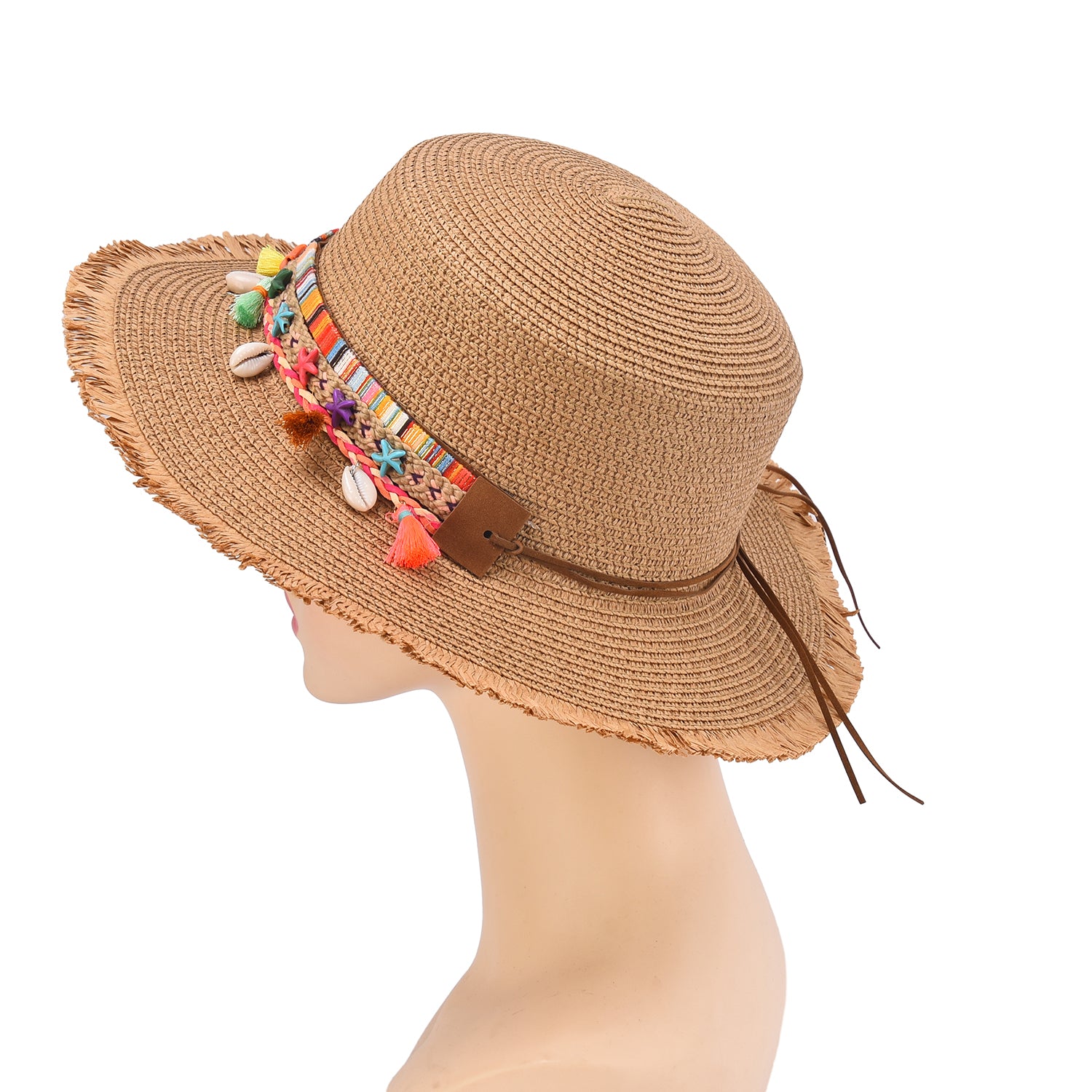 Women's Wide Brim Boater Hat - Mellow World