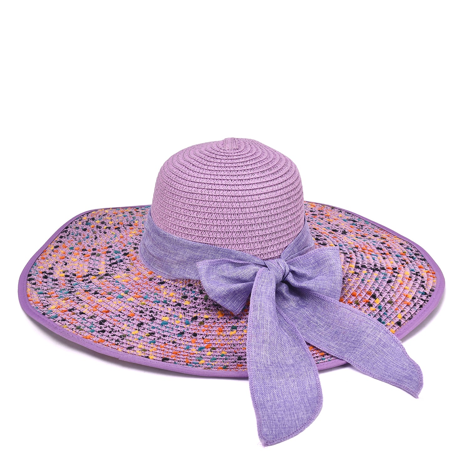Women's Woven Sun Hat With Bow - Mellow World