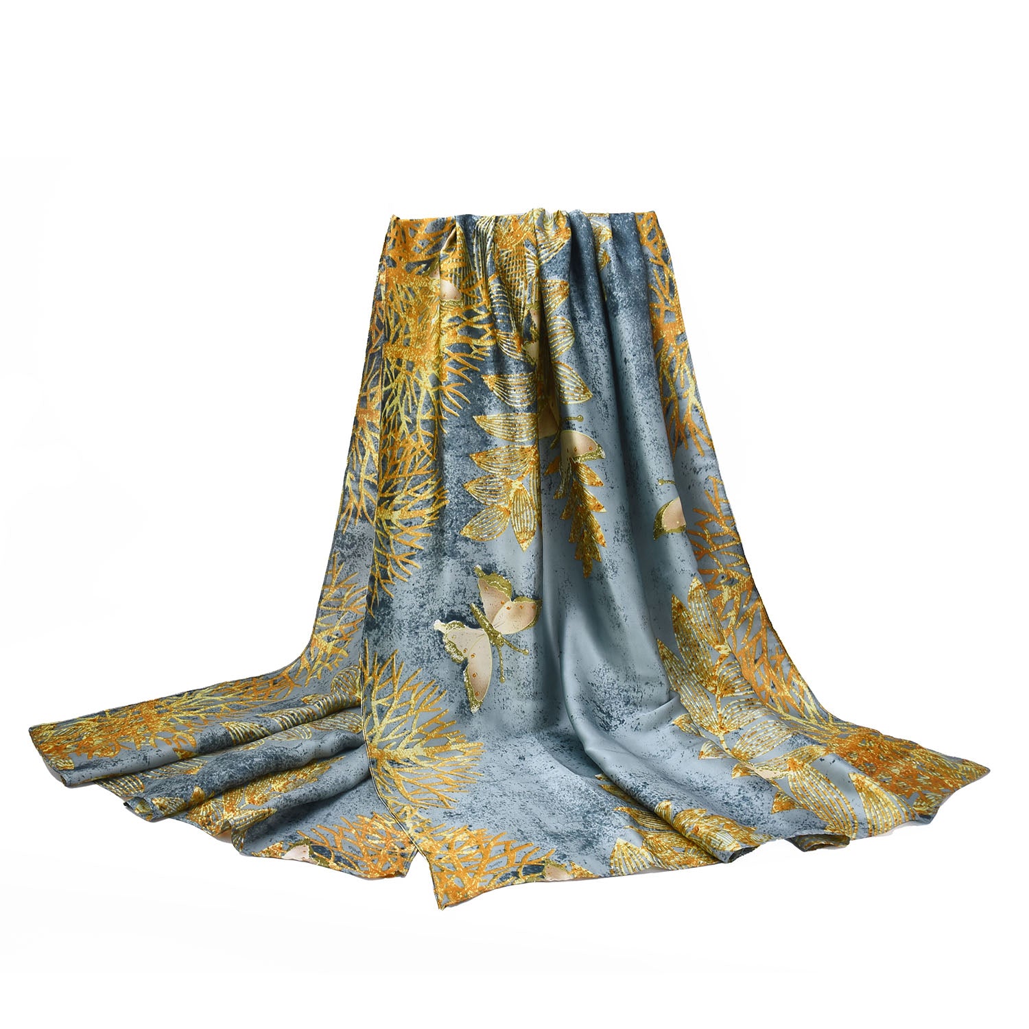 Women's Luxurious Patterned Wrap Scarf - Mellow World