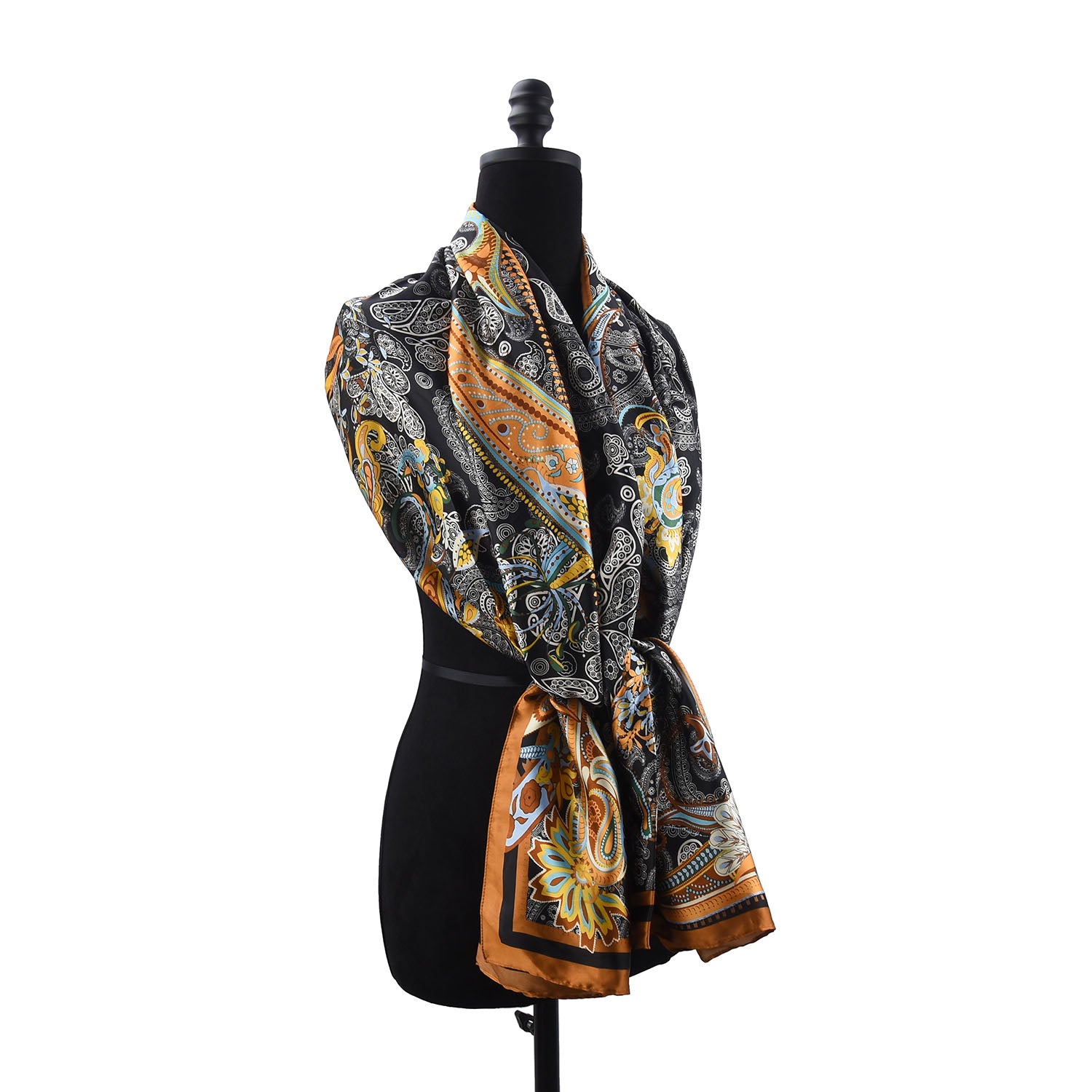 Women's Luxurious Patterned Wrap Scarf - Mellow World