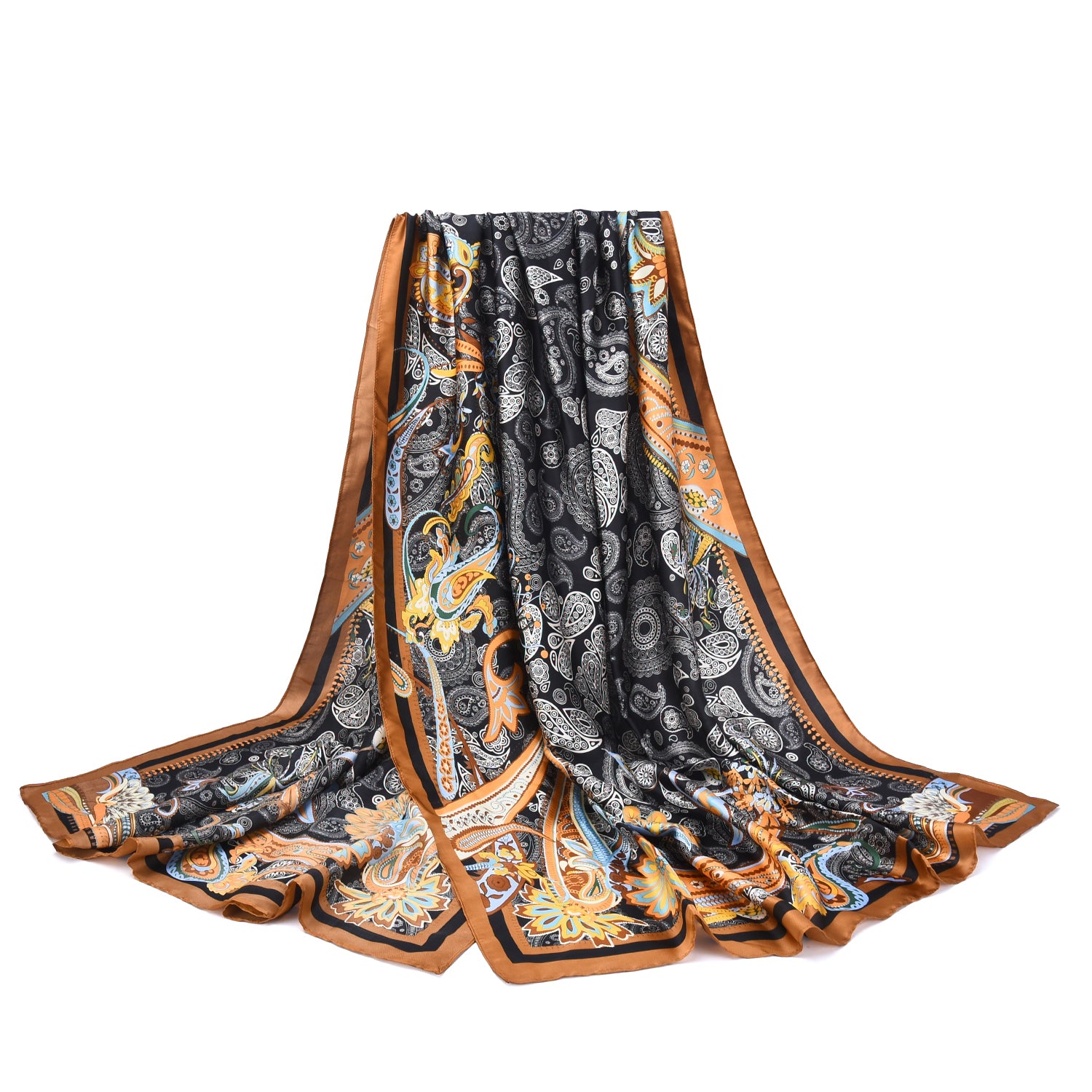 Women's Luxurious Patterned Wrap Scarf - Mellow World
