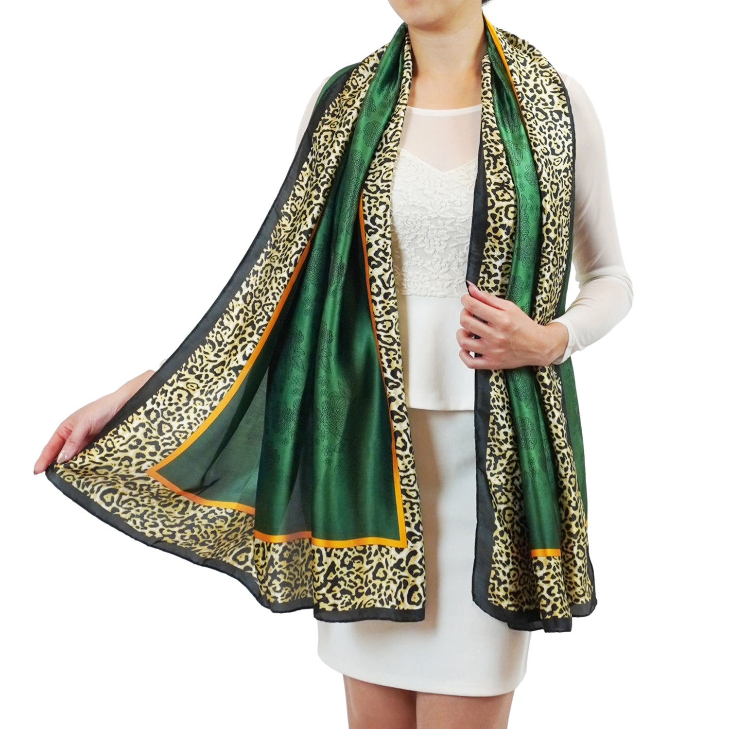 Women's Luxurious Patterned Wrap Scarf - Mellow World