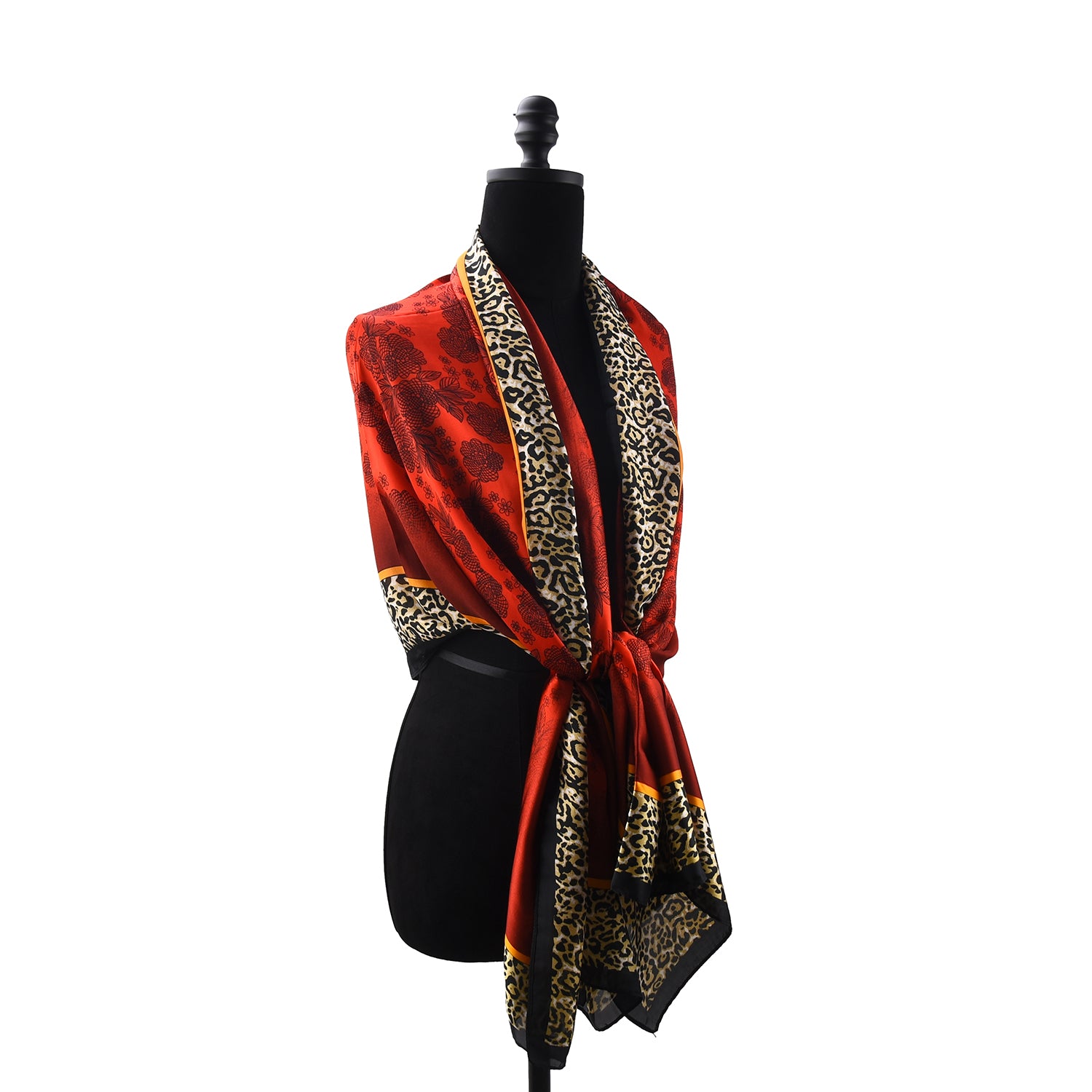 Women's Luxurious Patterned Wrap Scarf - Mellow World