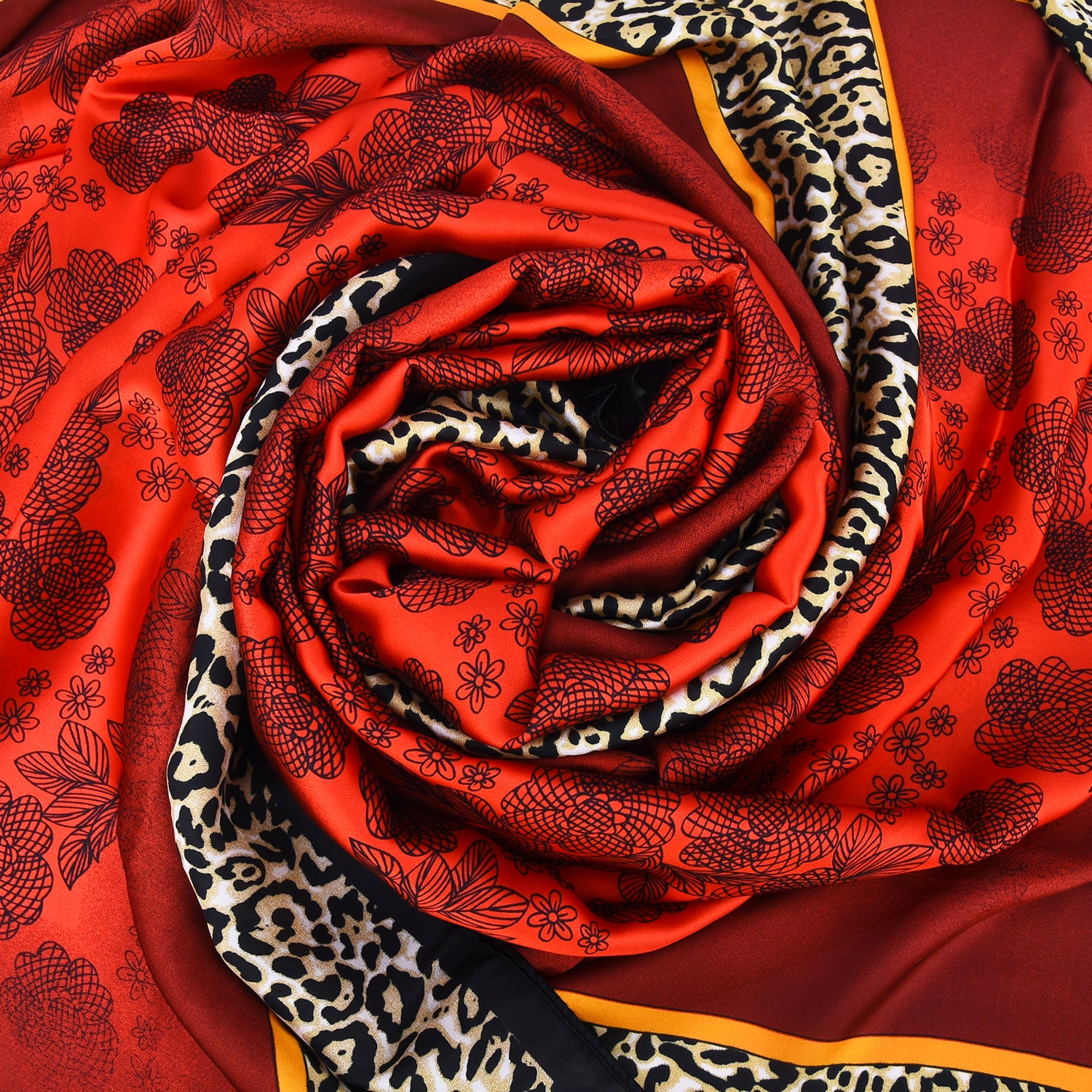Women's Luxurious Patterned Wrap Scarf - Mellow World