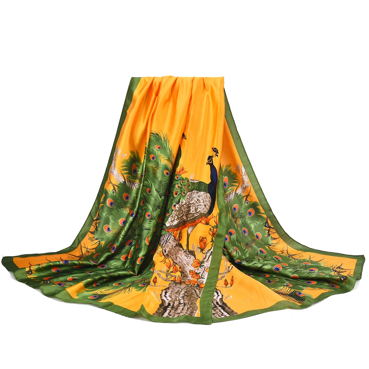 Women's Luxurious Patterned Wrap Scarf - Mellow World
