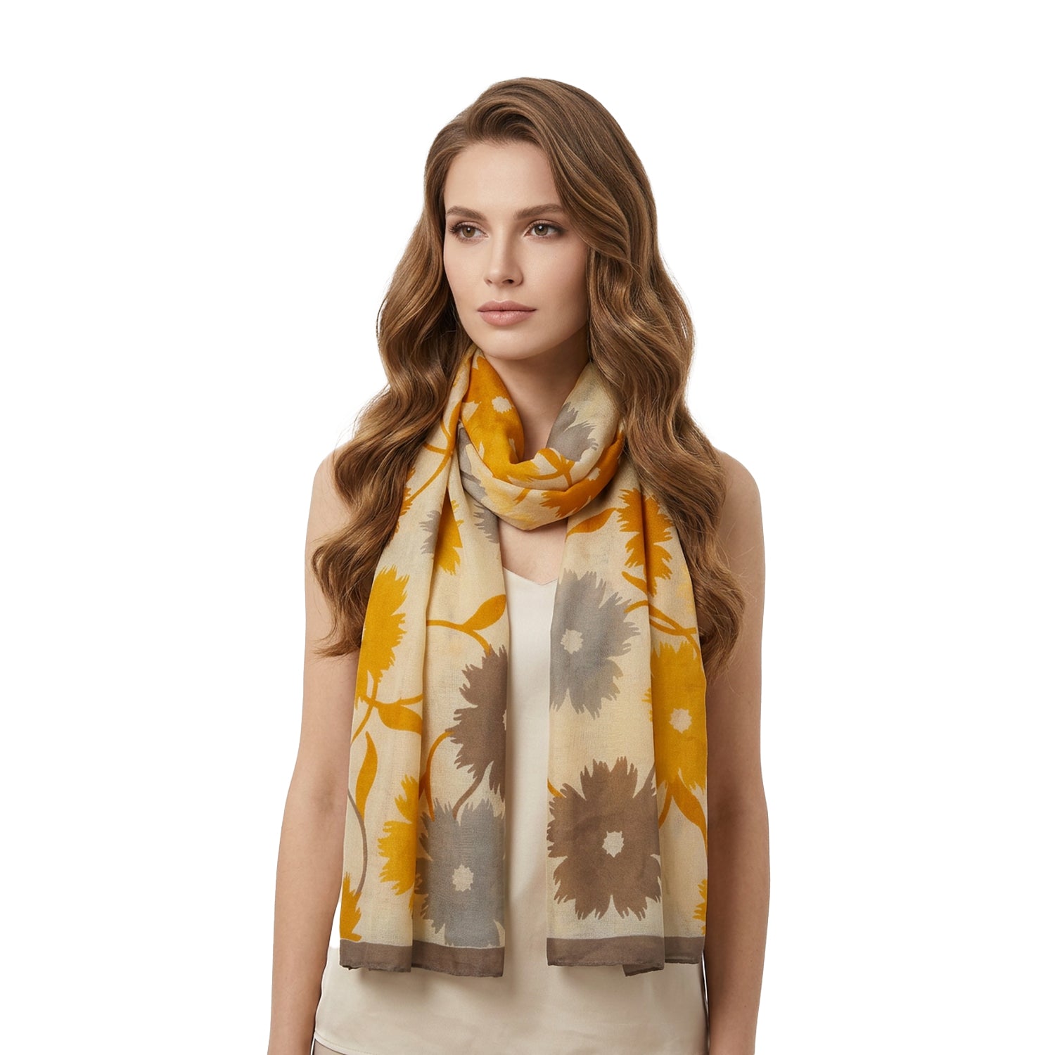Liliana Women's Soft Floral Wrap - Mellow World