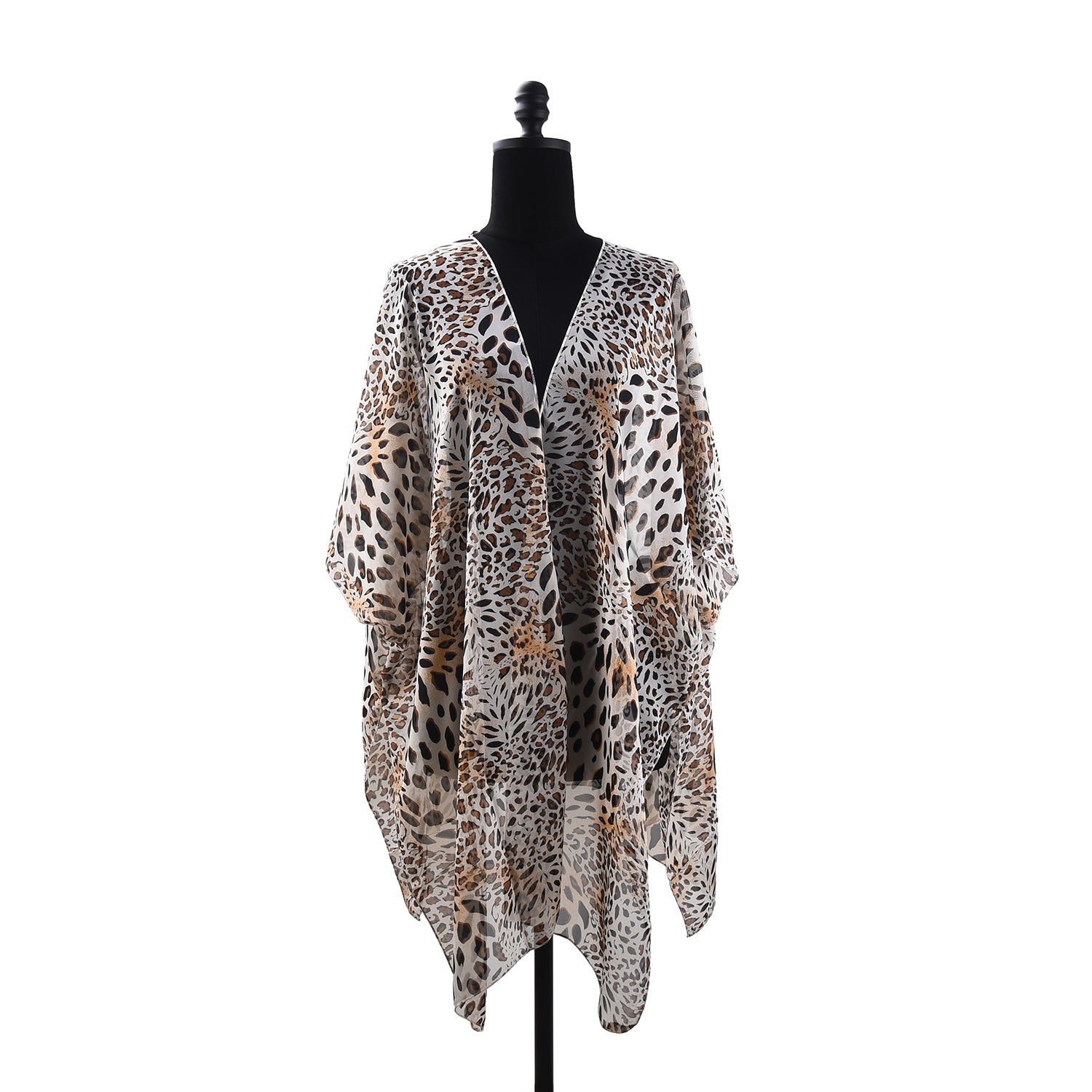 Women's Lightweight Leopard Print Cover Up - Mellow World