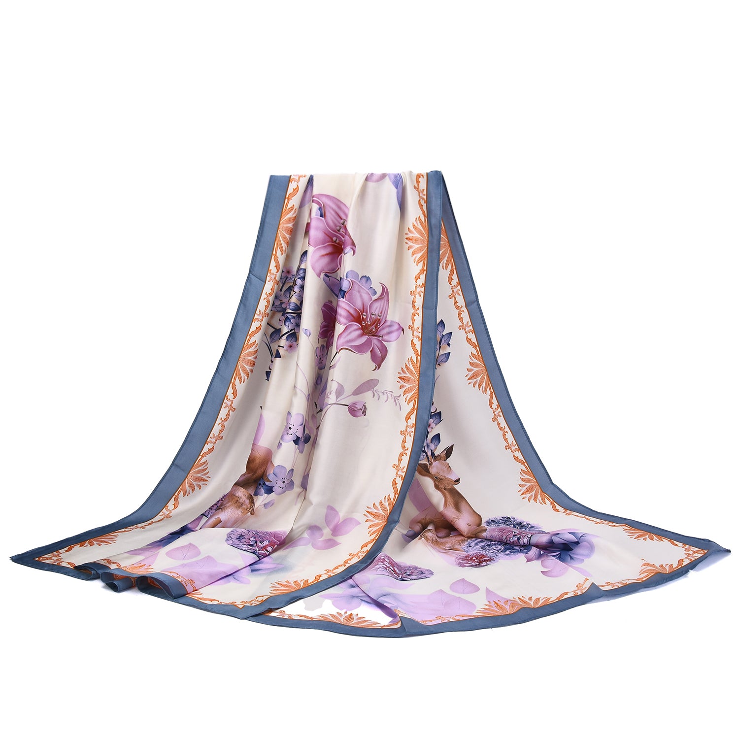 Women's Floral Printed Wrap Scarf - Mellow World