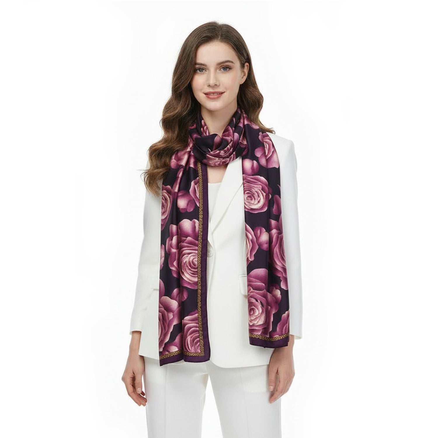 Women's Floral Printed Wrap Scarf - Mellow World