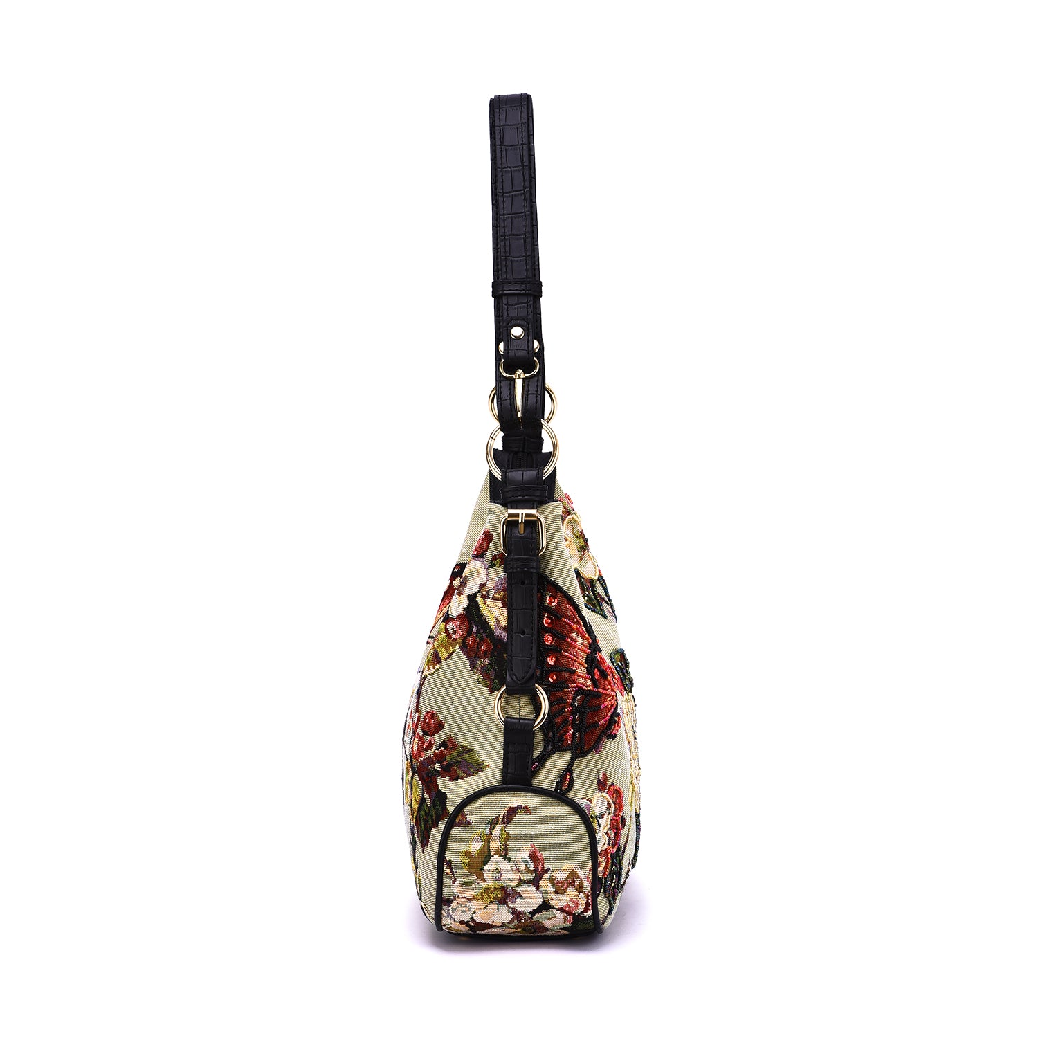 Butterfly Hand Beaded Hobo - Mellow World