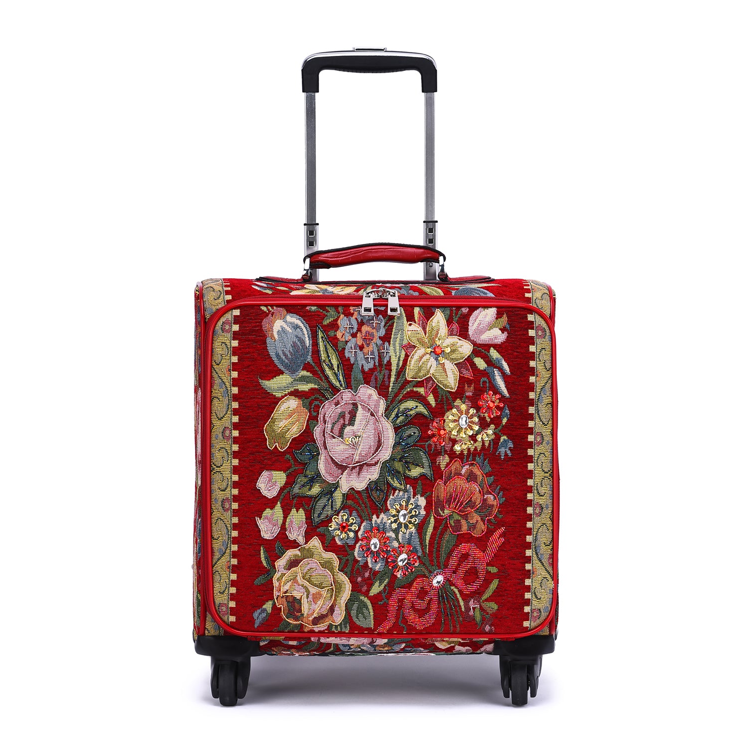Flower Shop Hand Beaded Suitcase - Mellow World